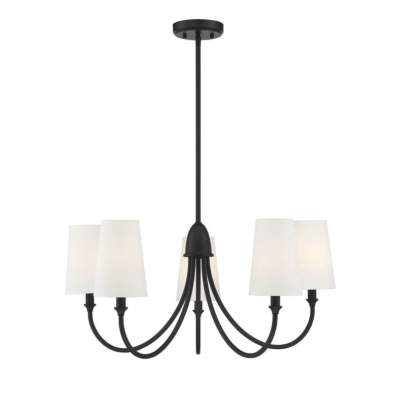 CAMERON Chandelier Noir - 1-2540-5-89 | SAVOYS