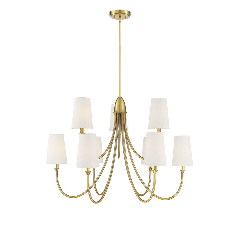 CAMERON Chandelier Or - 1-2541-9-322 | SAVOYS