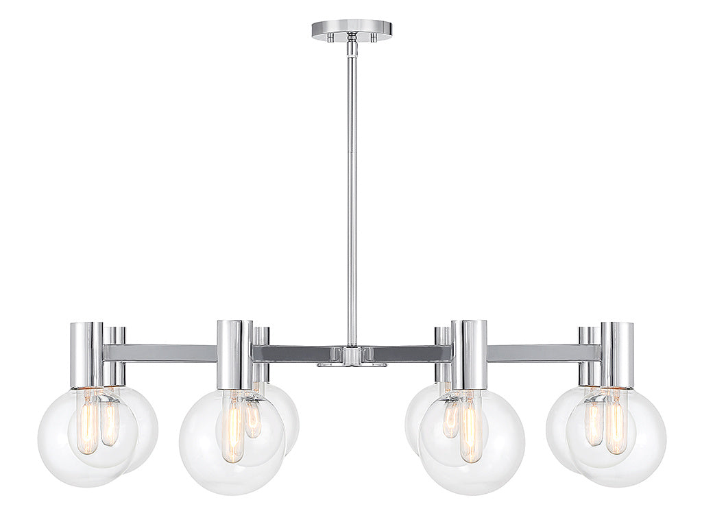 WRIGHT Chandelier Chrome, Nickel - 1-3074-8-11 | SAVOYS