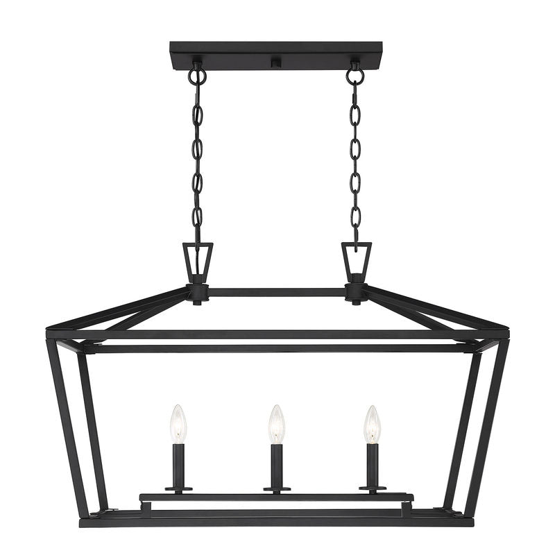 TOWNSEND Chandelier Noir - 1-323-3-89 | SAVOYS