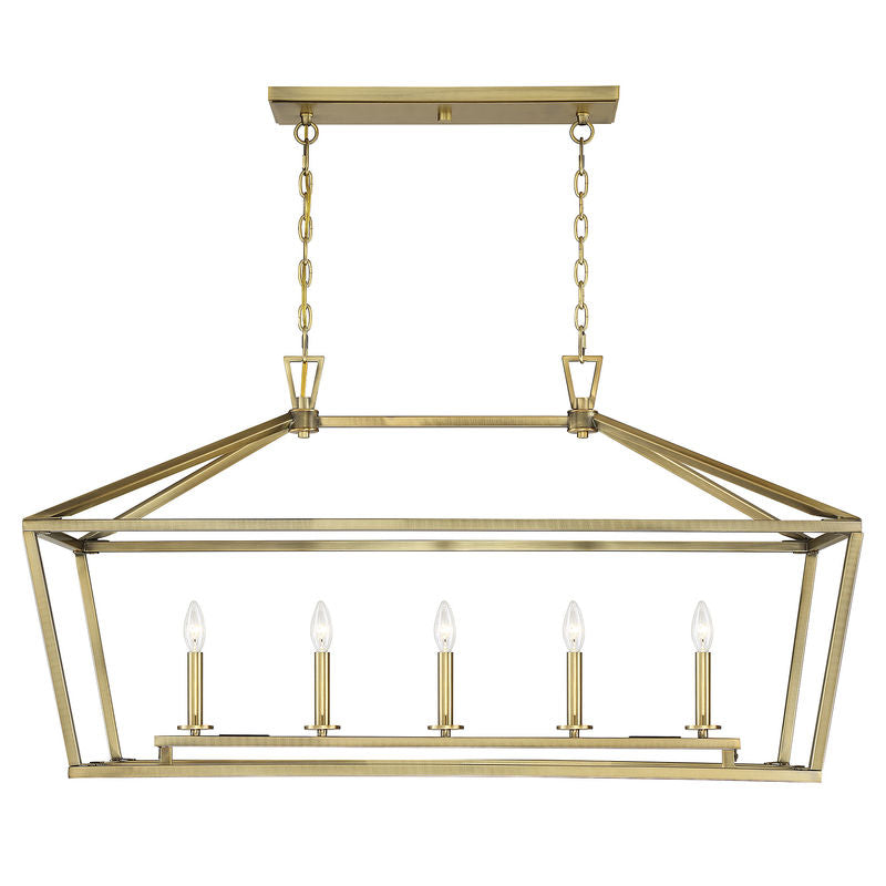 TOWNSEND Chandelier Or - 1-324-5-322 | SAVOYS