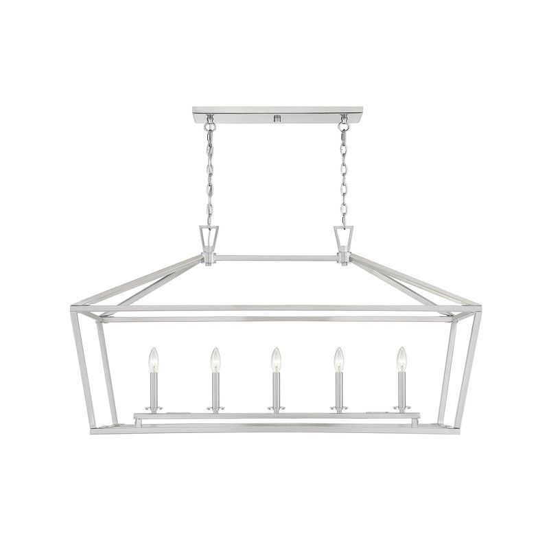 TOWNSEND Chandelier Nickel - 1-324-5-SN | SAVOYS