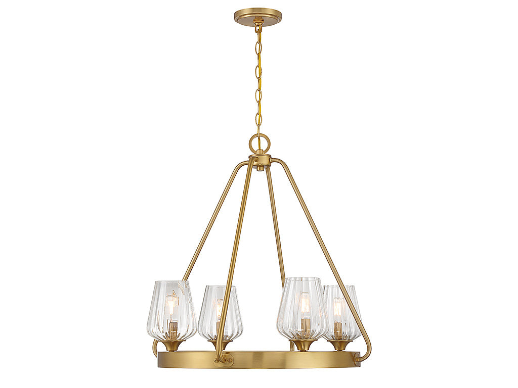 CARLTON Chandelier Or - 1-3392-4-322 | SAVOYS