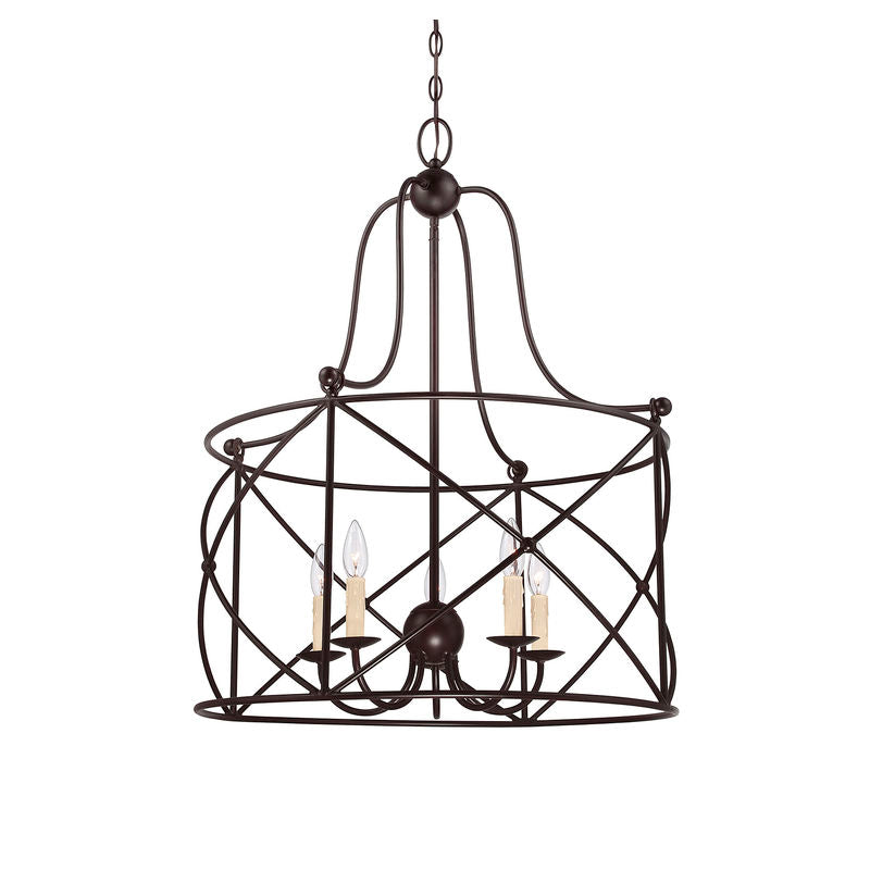 SENECA Chandelier Bronze - 1-4072-5-13 | SAVOYS