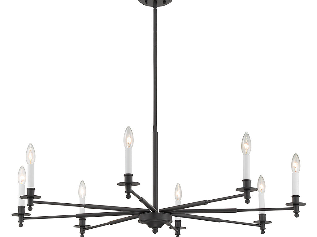 JASMINE Chandelier Noir - 1-4412-8-89 | SAVOYS