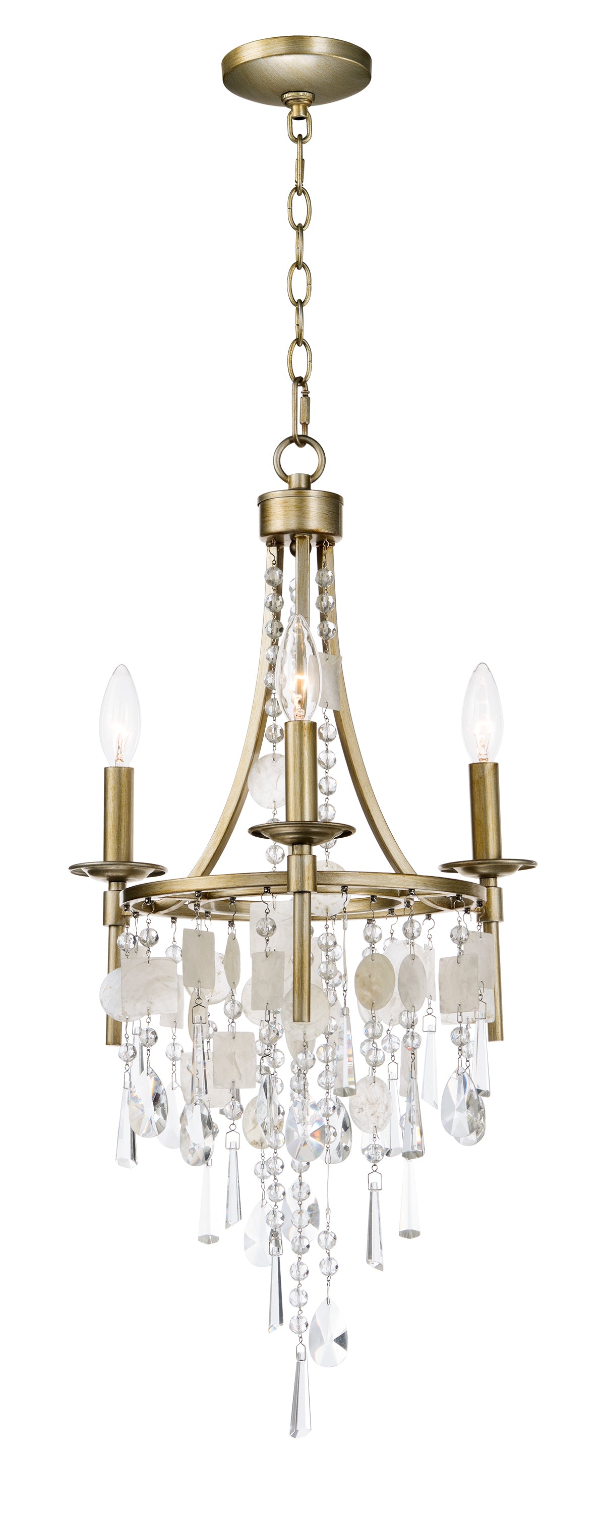 CEBU Chandelier Gold, Silver - 14423CZGS | MAXIM/ET2