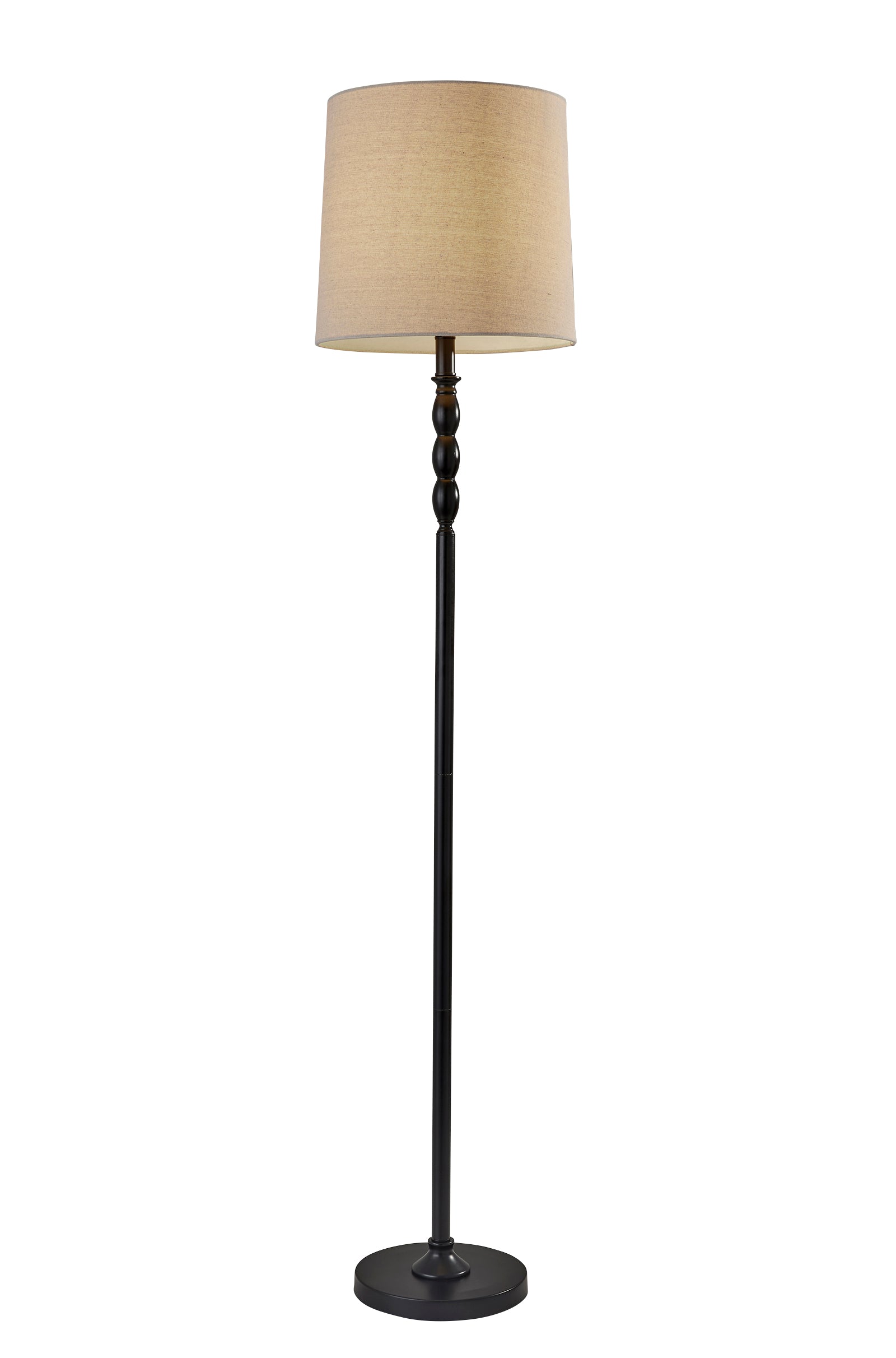 GLENDALE Lampe sur pied Noir - 1571-01 | ADESSO