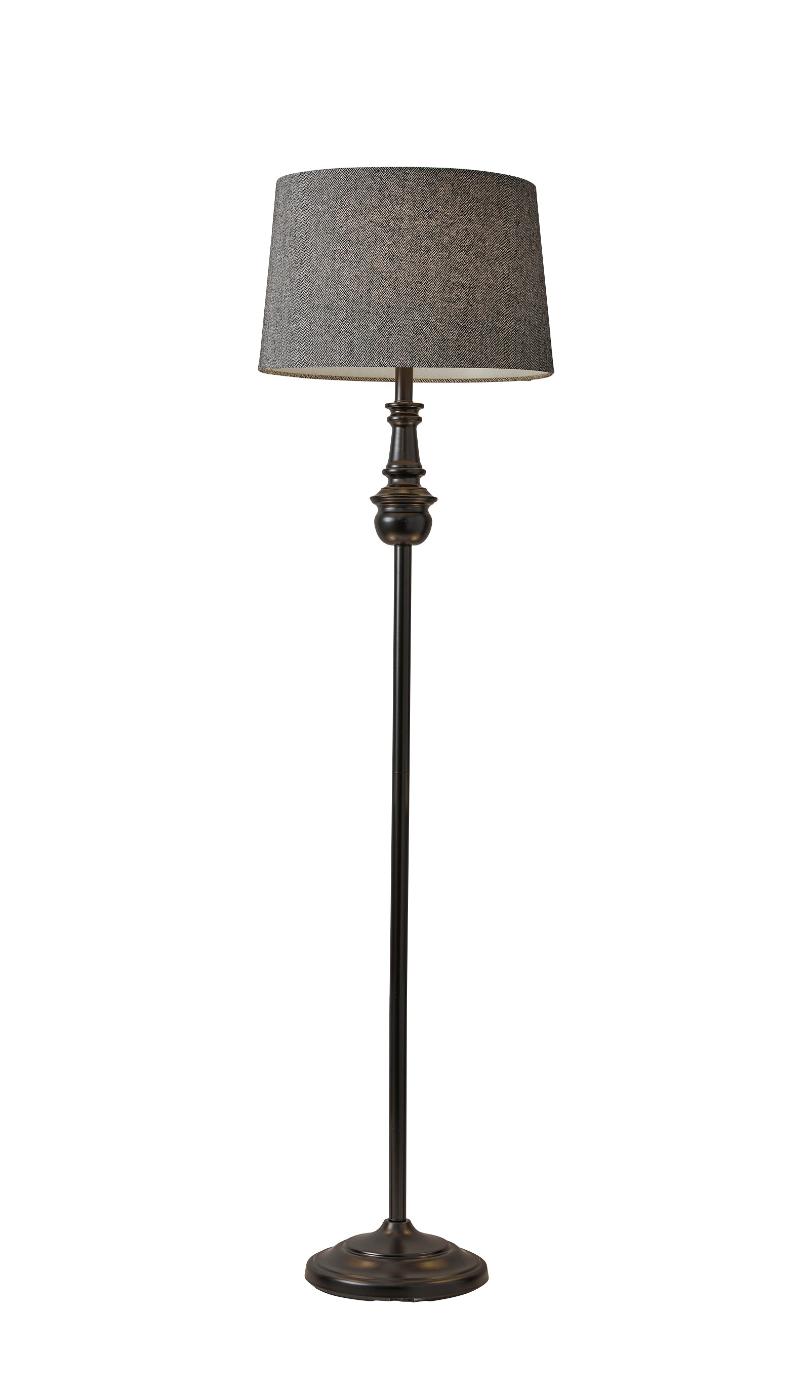 OLIVIA Floor lamp Black - 1572-01 | ADESSO