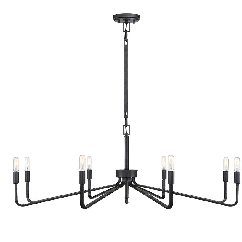 SALEM Chandelier Noir - 1-6400-8-190 | SAVOYS