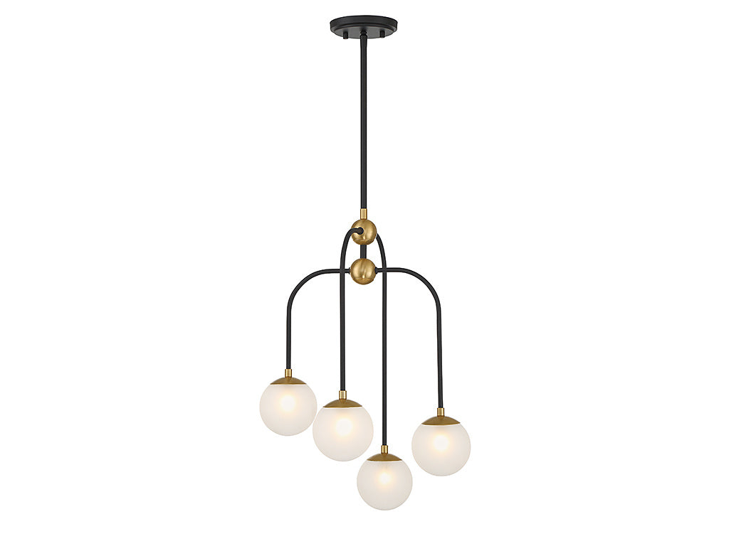 COUPLET Chandelier Noir - 1-6697-4-143 | SAVOYS