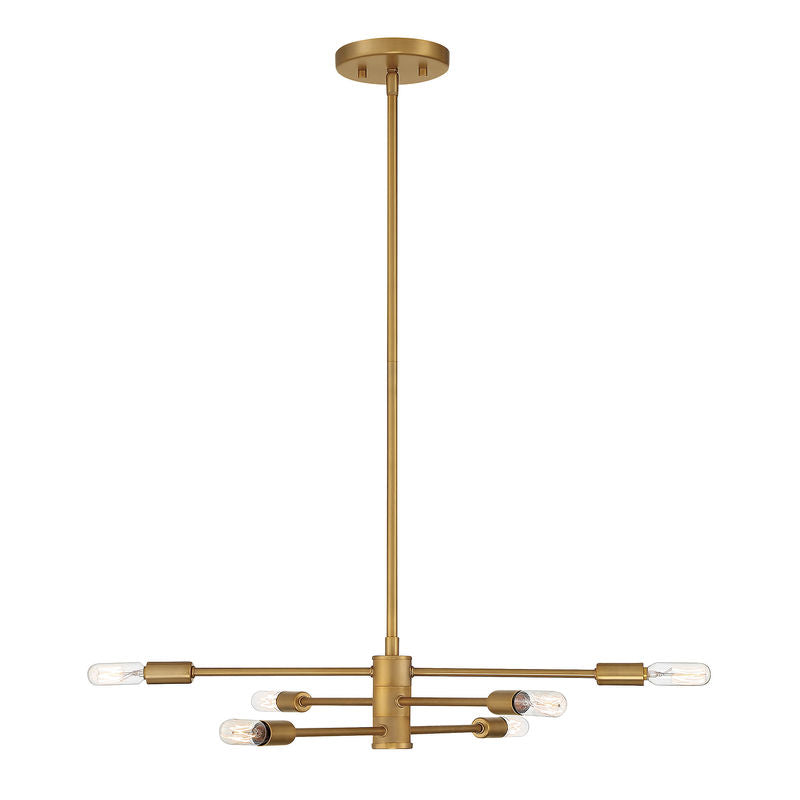 LYRIQUE Chandelier Or - 1-7000-6-322 | SAVOYS