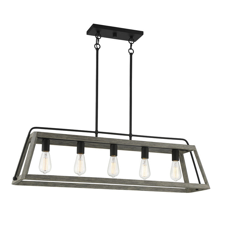 HASTING Chandelier Noir - 1-8892-5-101 | SAVOYS