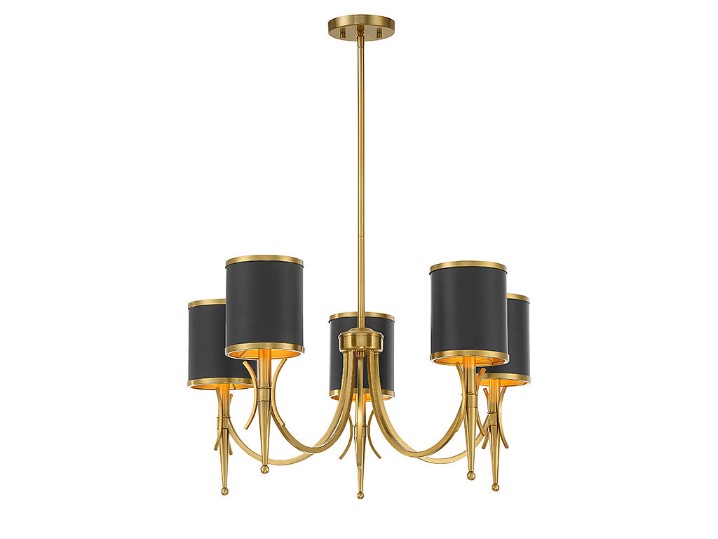 QUINCY Chandelier Noir - 1-9945-5-143 | SAVOYS