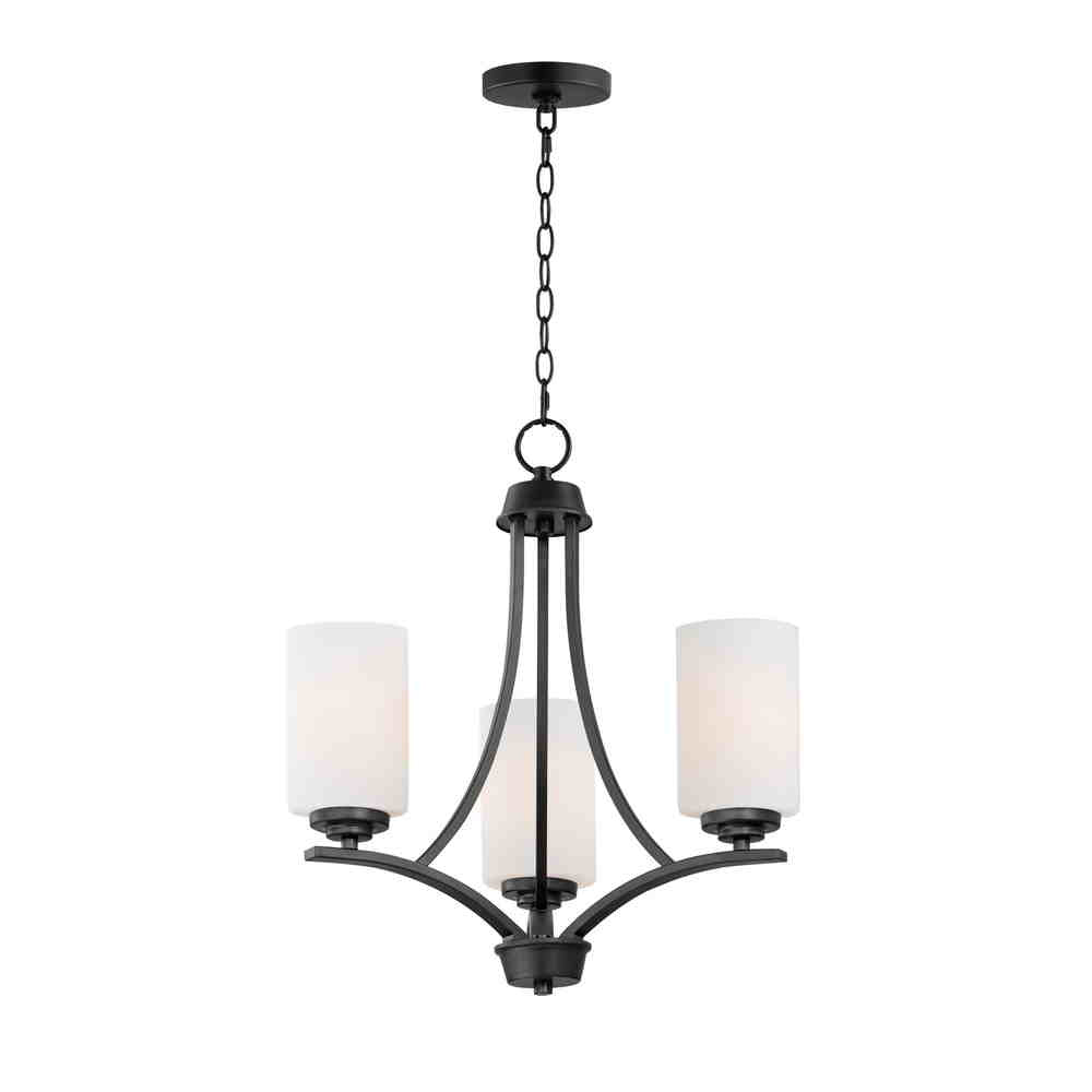 DEVEN Chandelier Noir - 20033SWBK | MAXIM/ET2