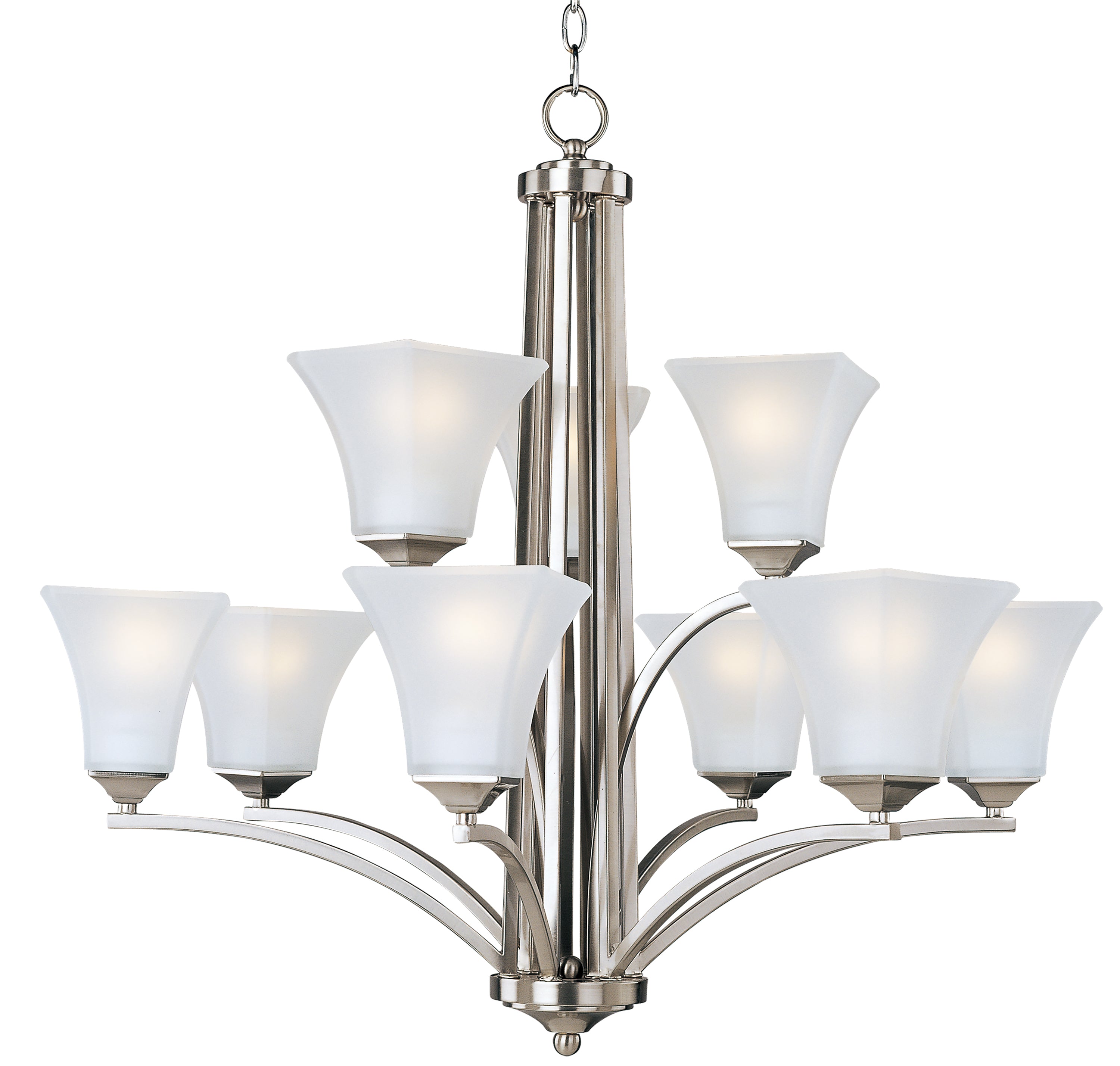 AURORA Chandelier Nickel - 20096FTSN | MAXIM/ET2