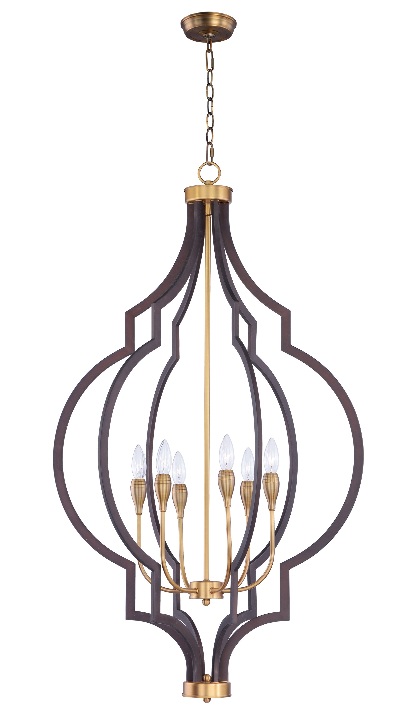 CREST Chandelier Bronze, Or - 20296OIAB | MAXIM/ET2