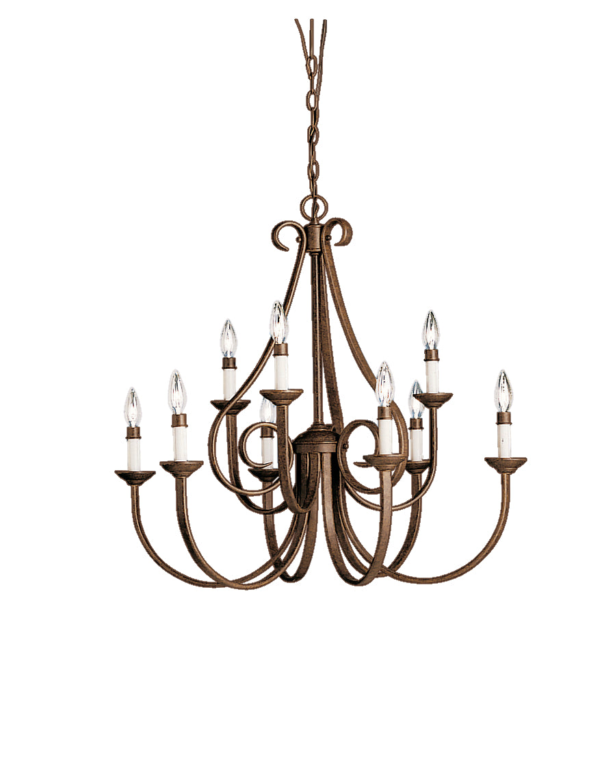 DOVER Chandelier Bronze - 2031TZ | KICHLER