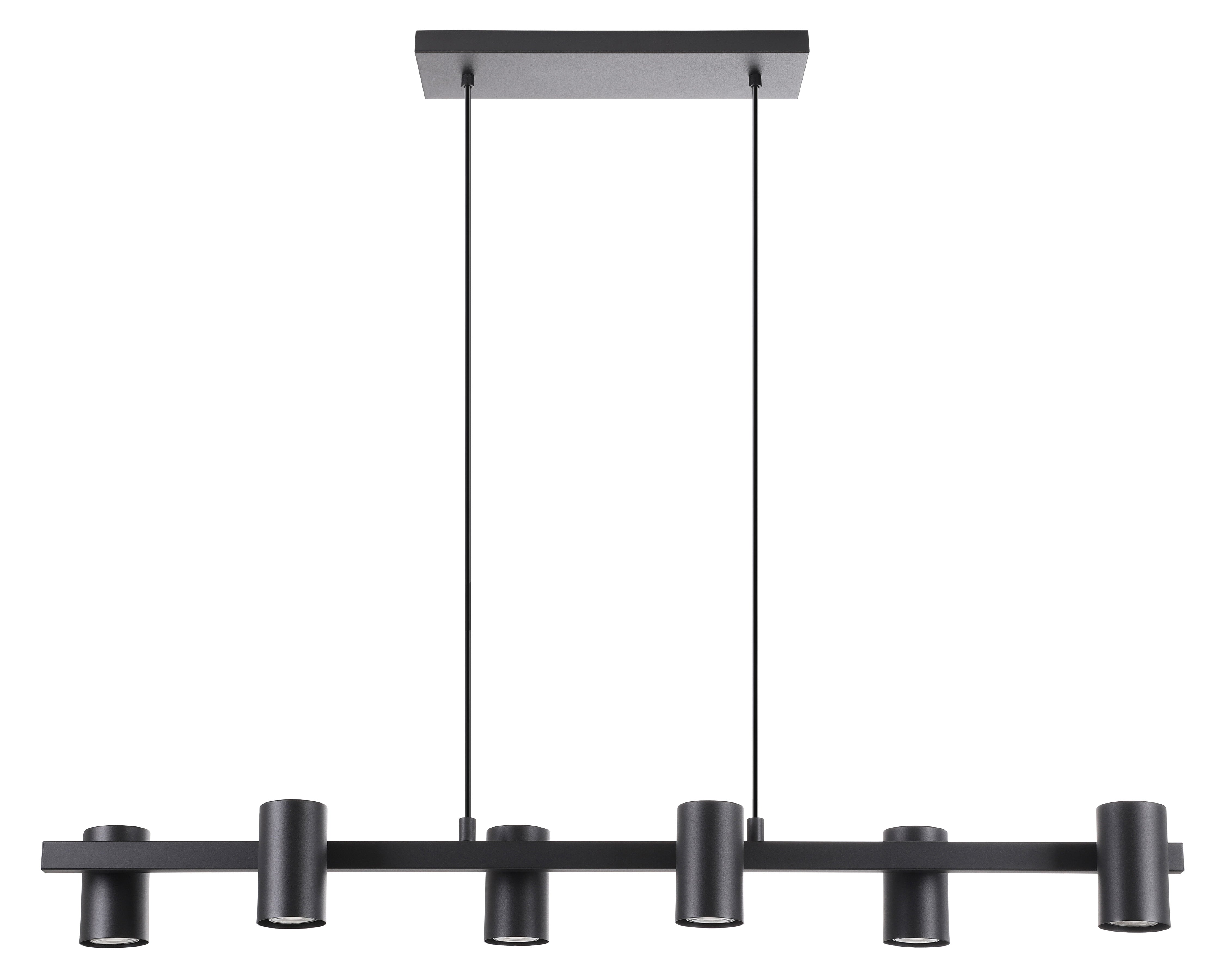 GATUELA Suspension lineaire Noir - 204892A | EGLO