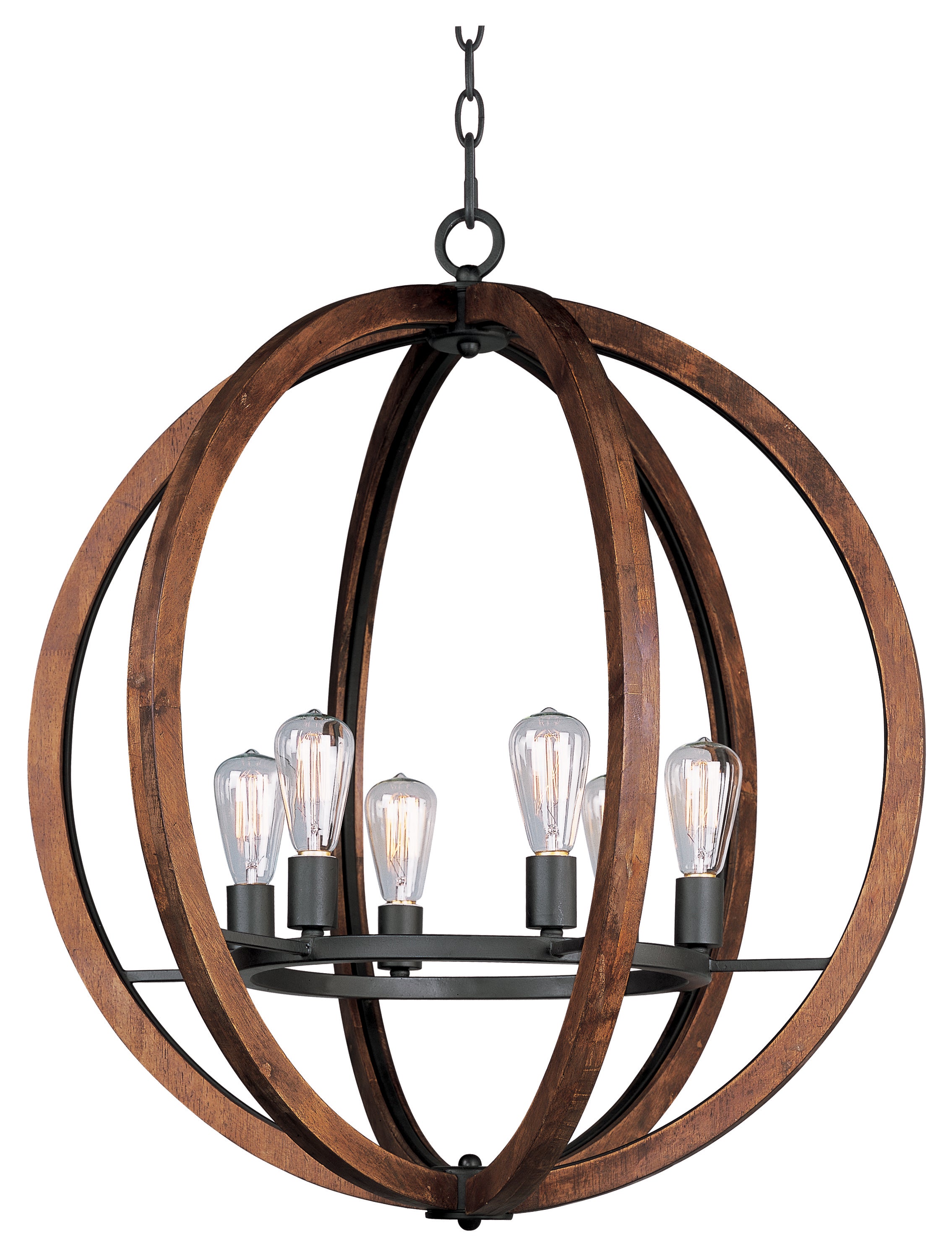 BODEGA BAY Chandelier Black - 20918APAR | MAXIM/ET2