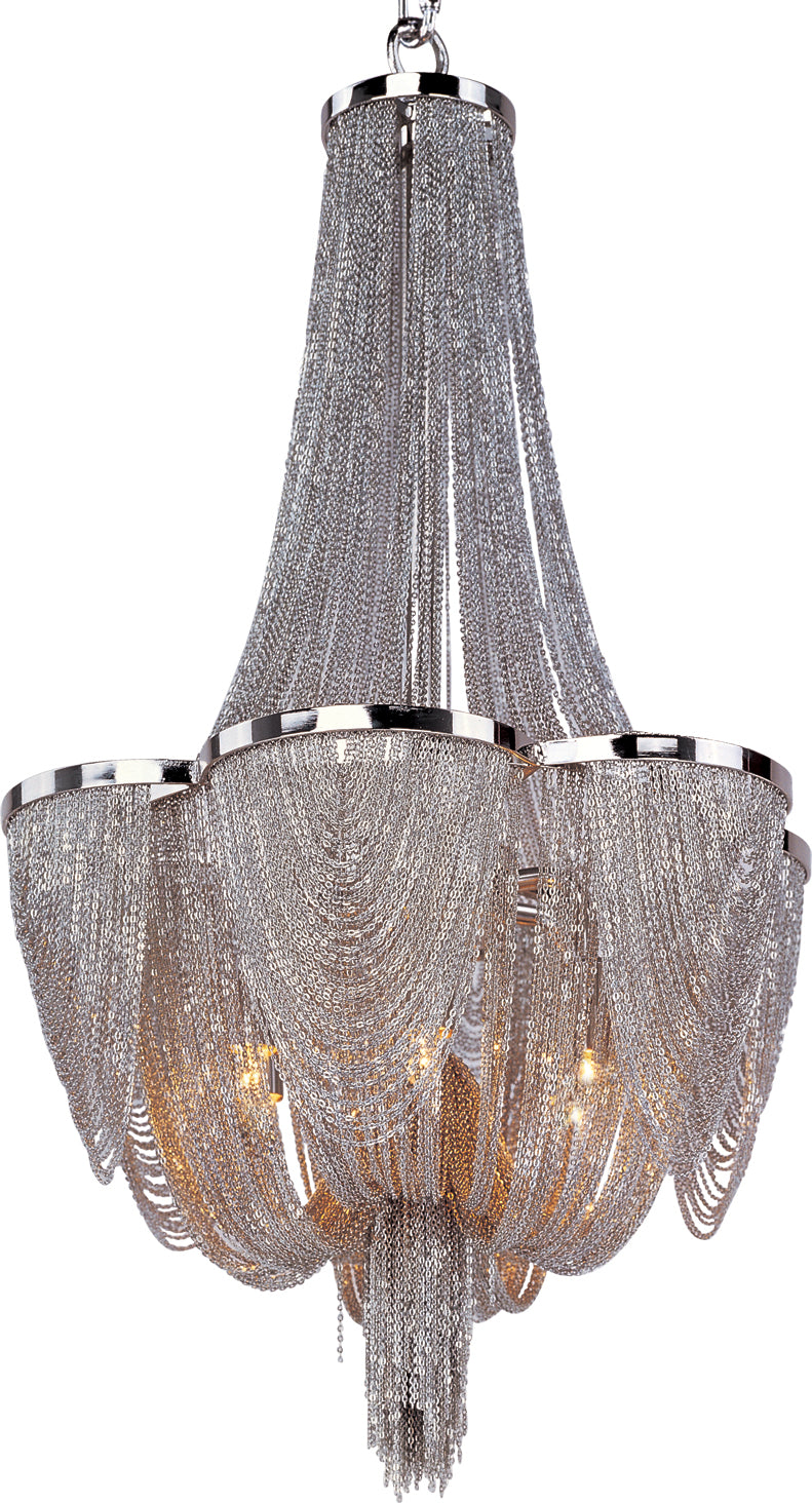 CHANTILLY Chandelier Nickel - 21464NKPN | MAXIM/ET2