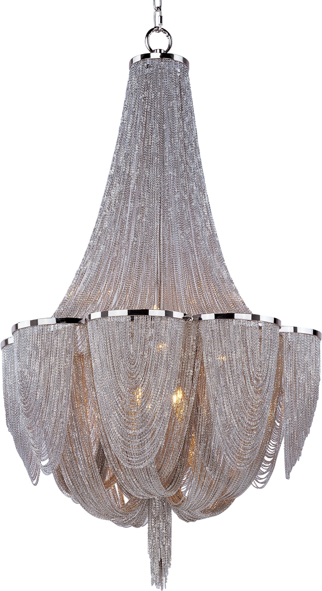 CHANTILLY Chandelier Nickel - 21465NKPN | MAXIM/ET2