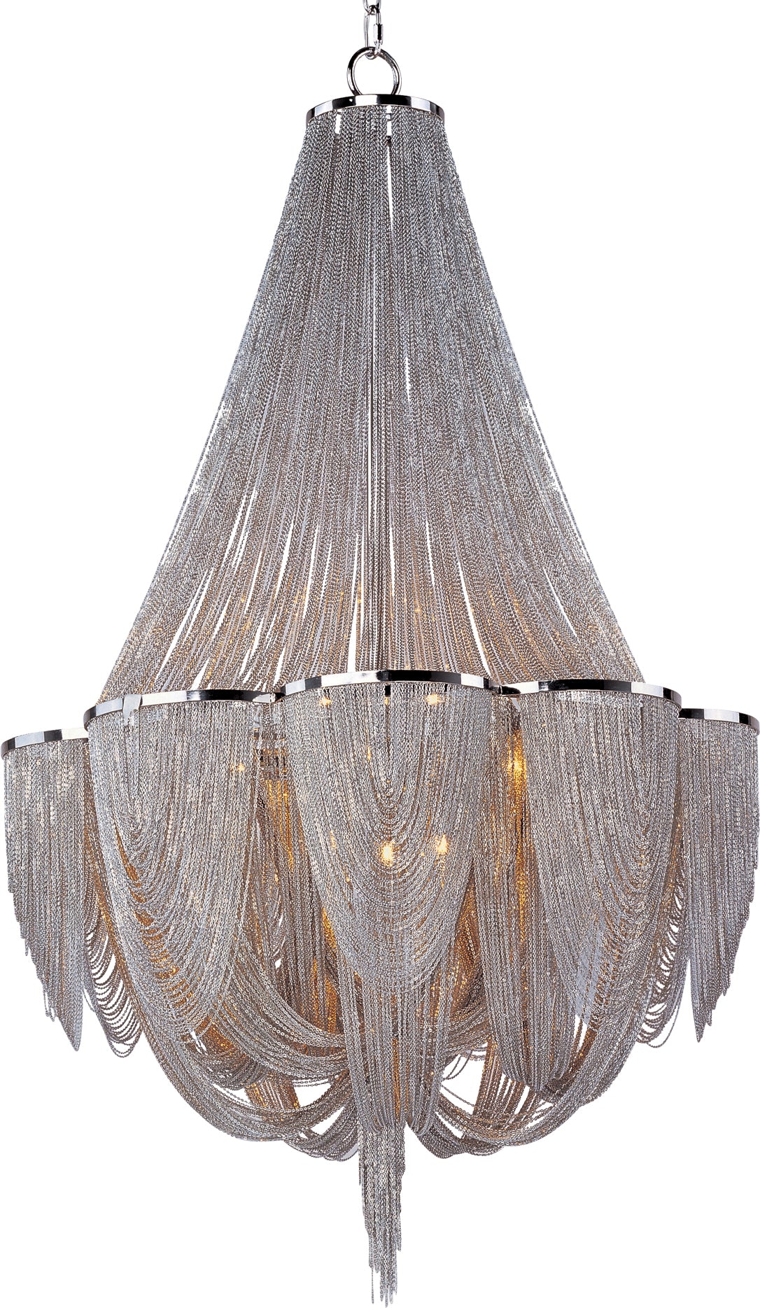 CHANTILLY Chandelier Nickel - 21466NKPN | MAXIM/ET2