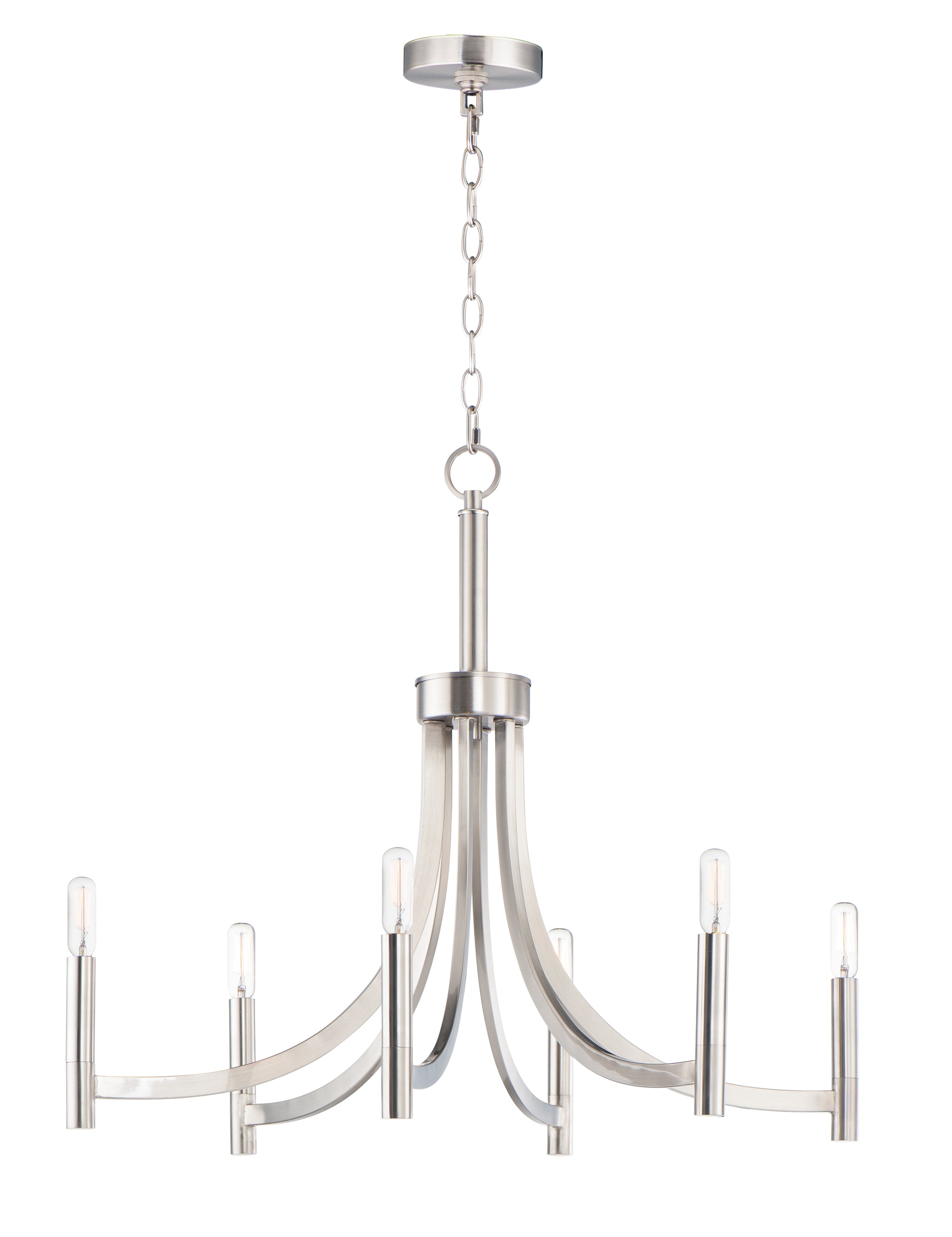 LYNDON Chandelier Nickel - 21526SN | MAXIM/ET2