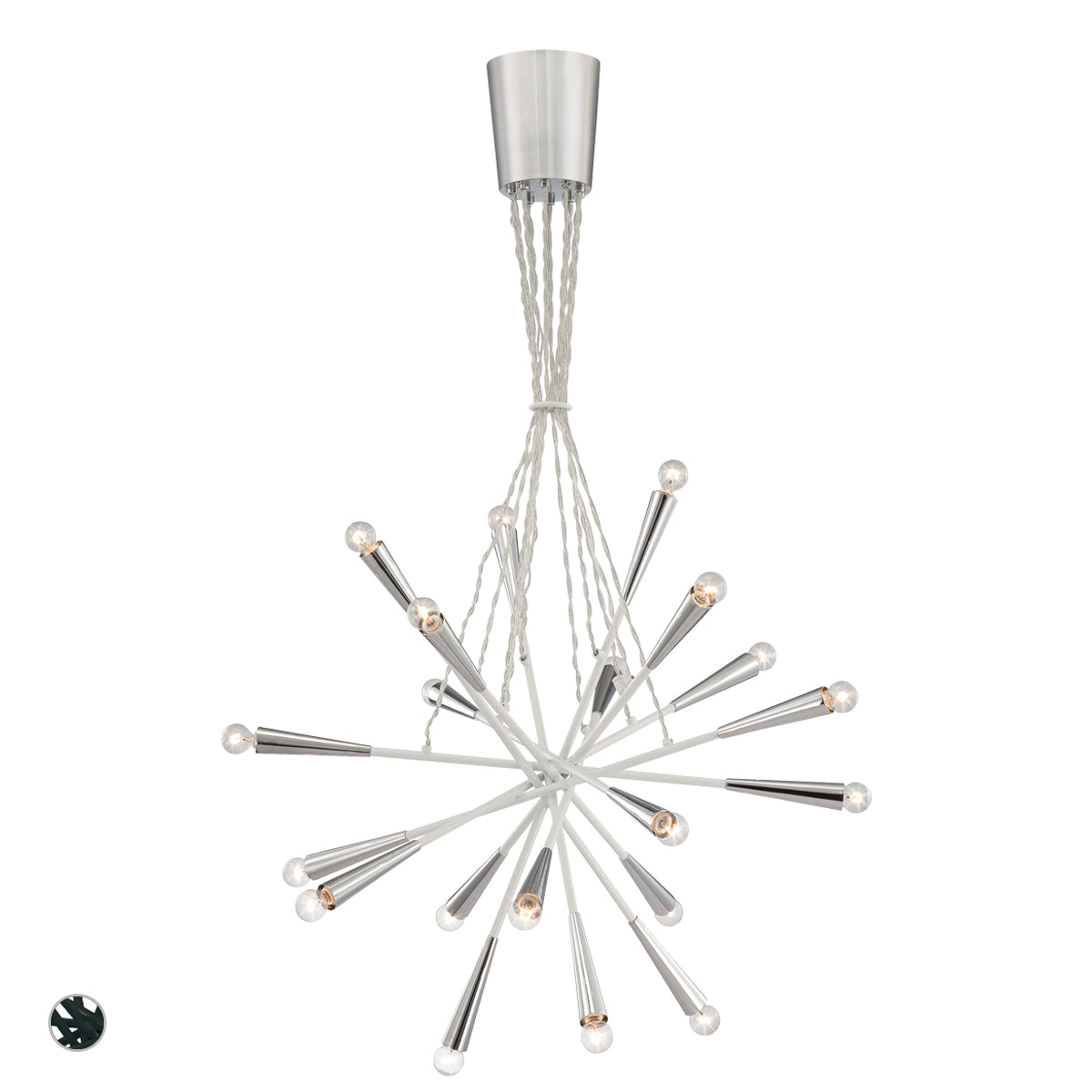 ZAZU Chandelier Blanc - 22801-029 | EUROFASE