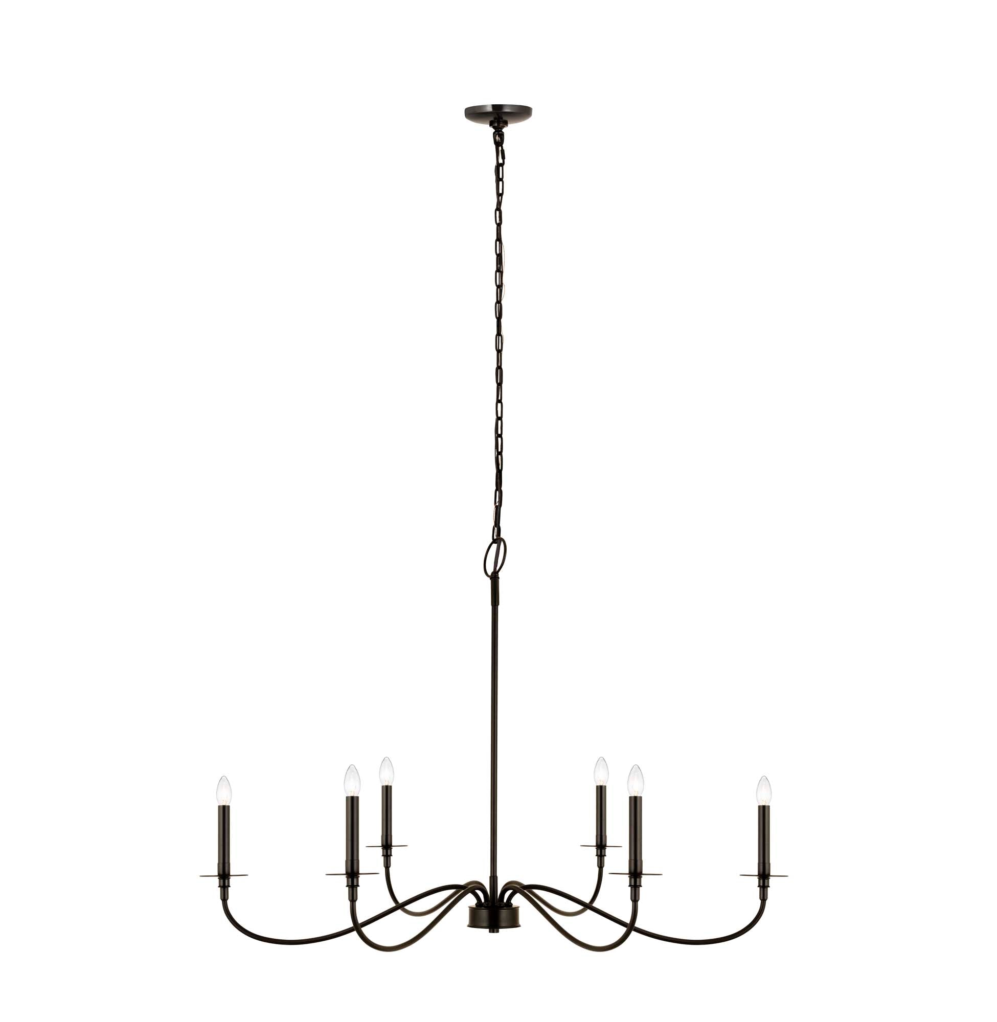 ARRINGTON Chandelier Black - 2301-42MB | Z-LITE