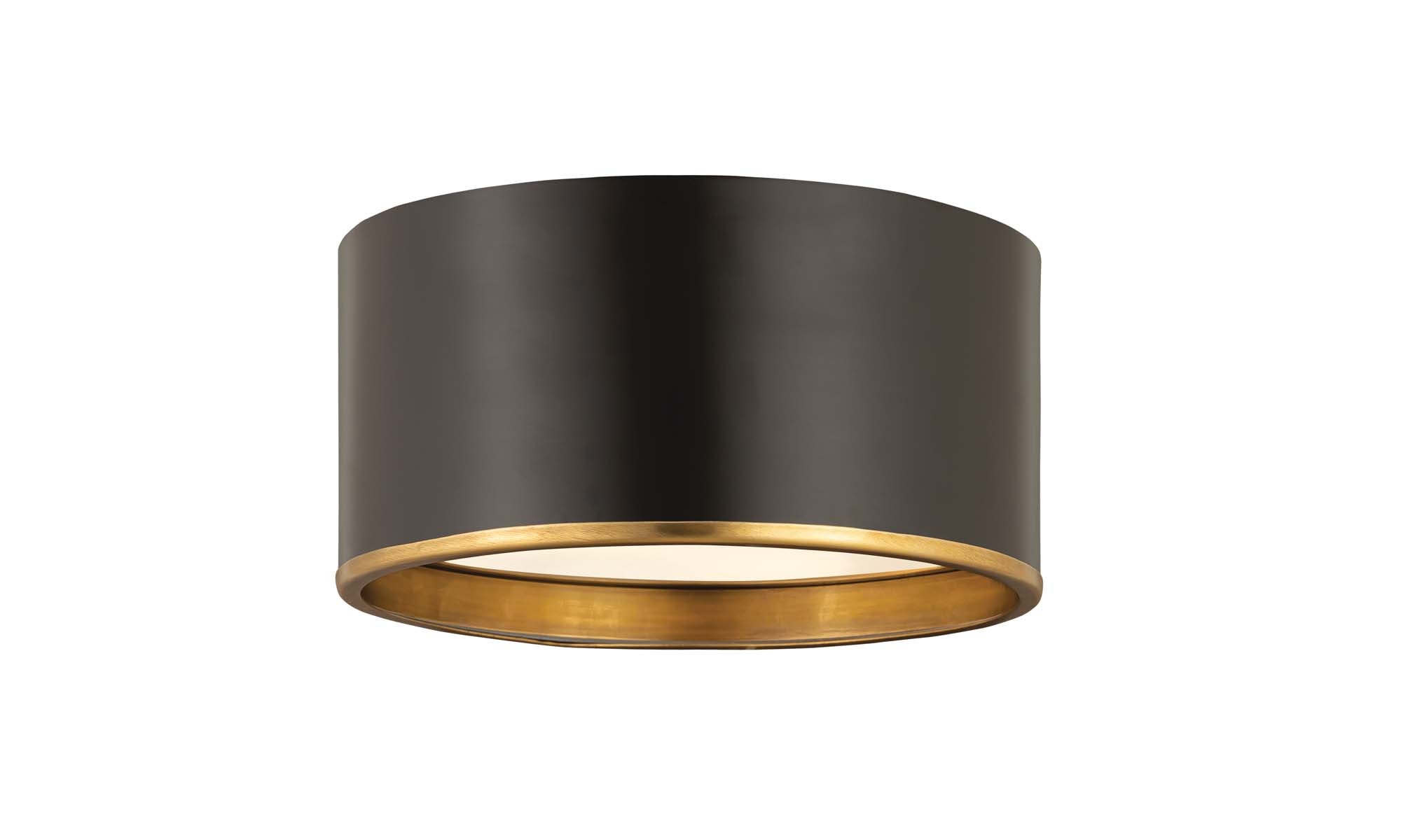 ARLO Flush mount Black, Gold - 2303F2-MB-RB | Z-LITE