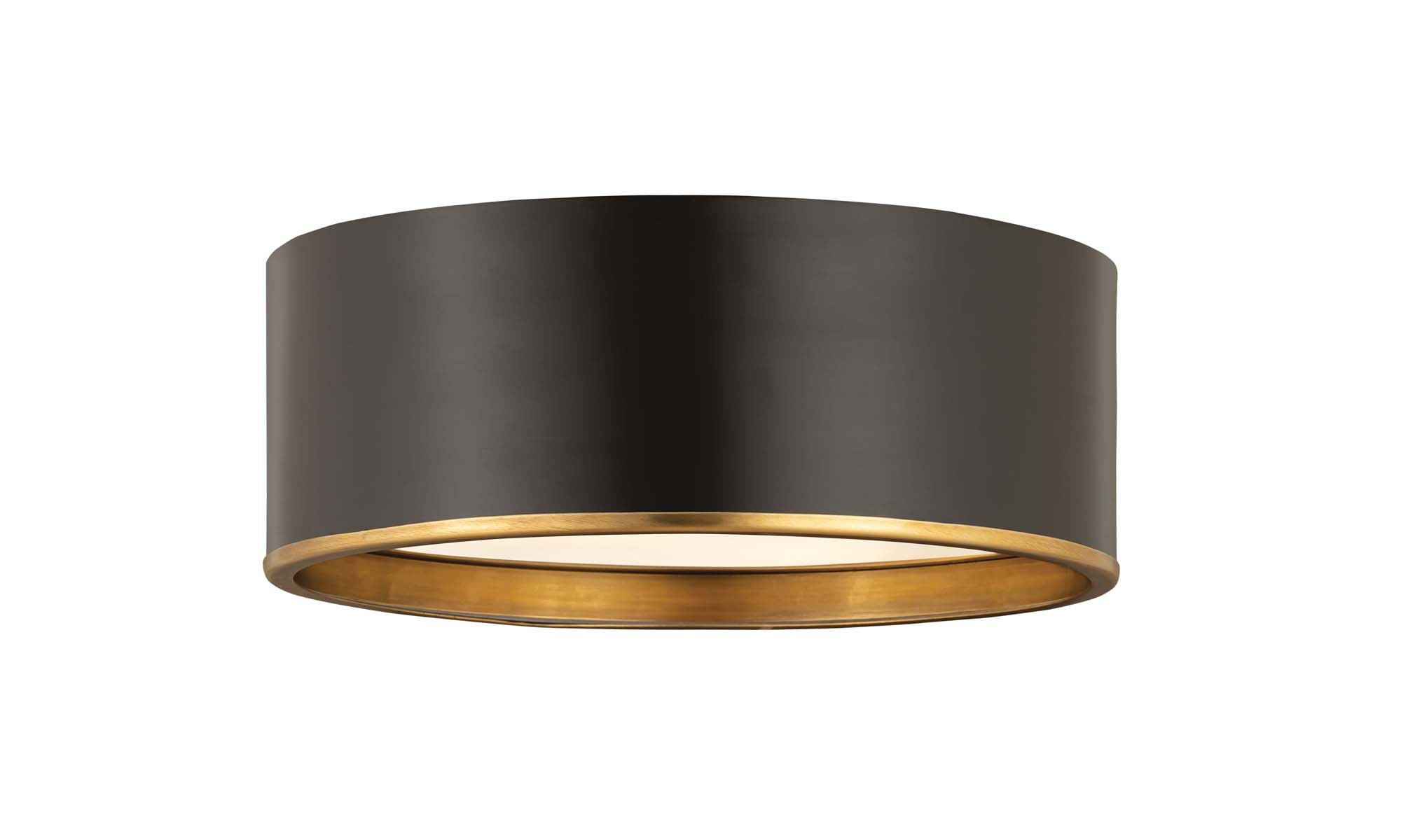 ARLO Flush mount Black, Gold - 2303F3-MB-RB | Z-LITE