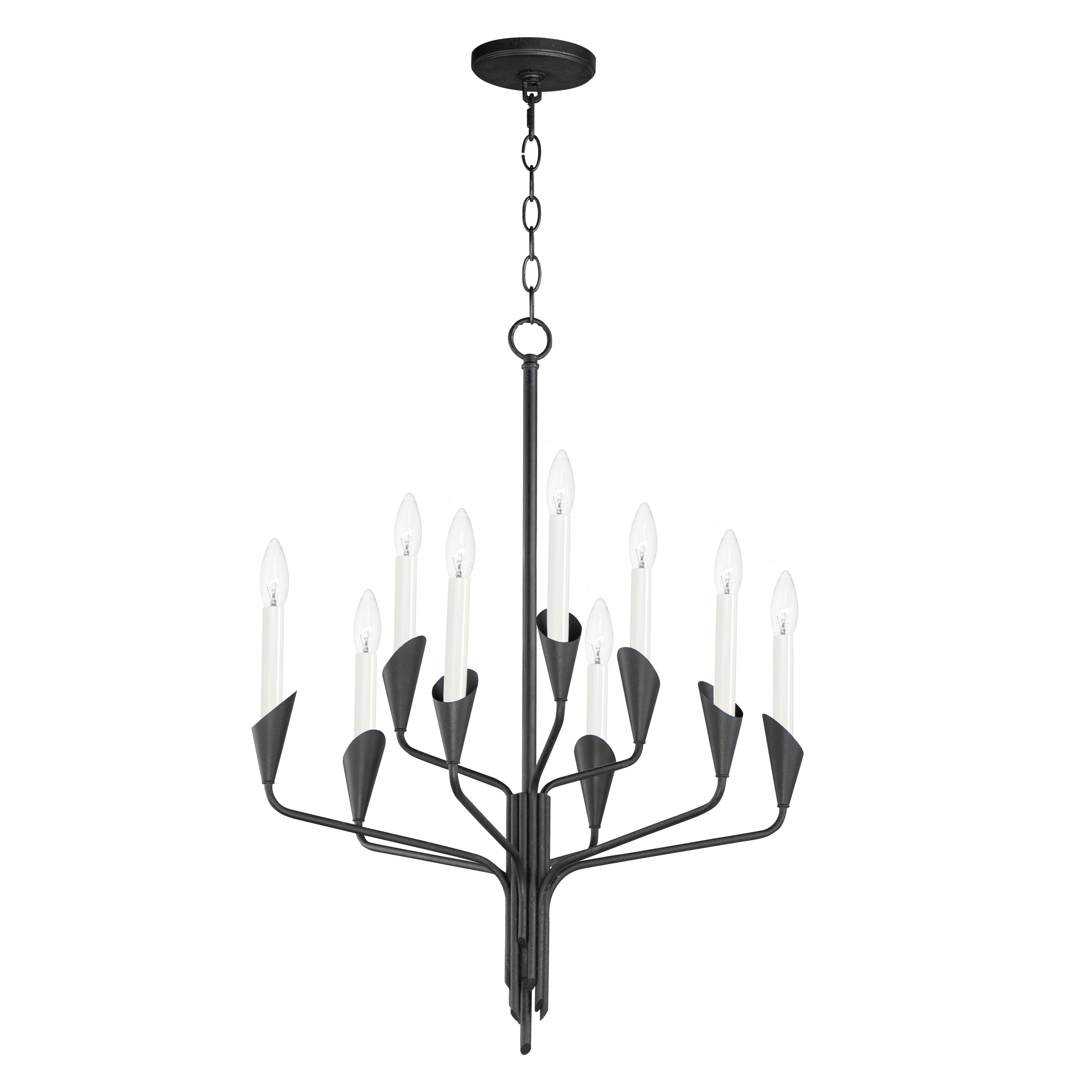 CALYX Chandelier Noir - 24349BK | MAXIM/ET2