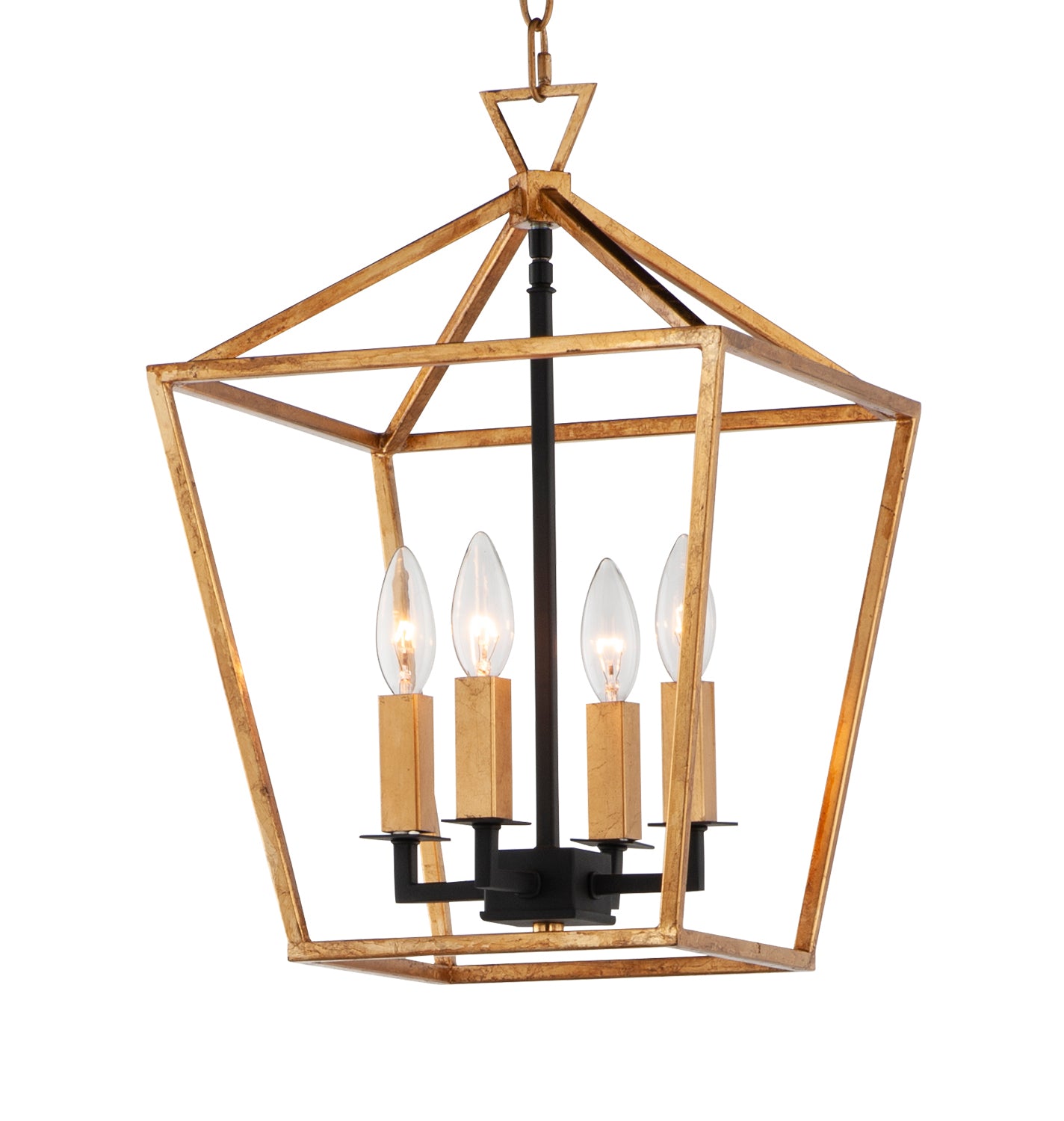 ABODE Chandelier Or, Noir - 25152GLTXB | MAXIM/ET2