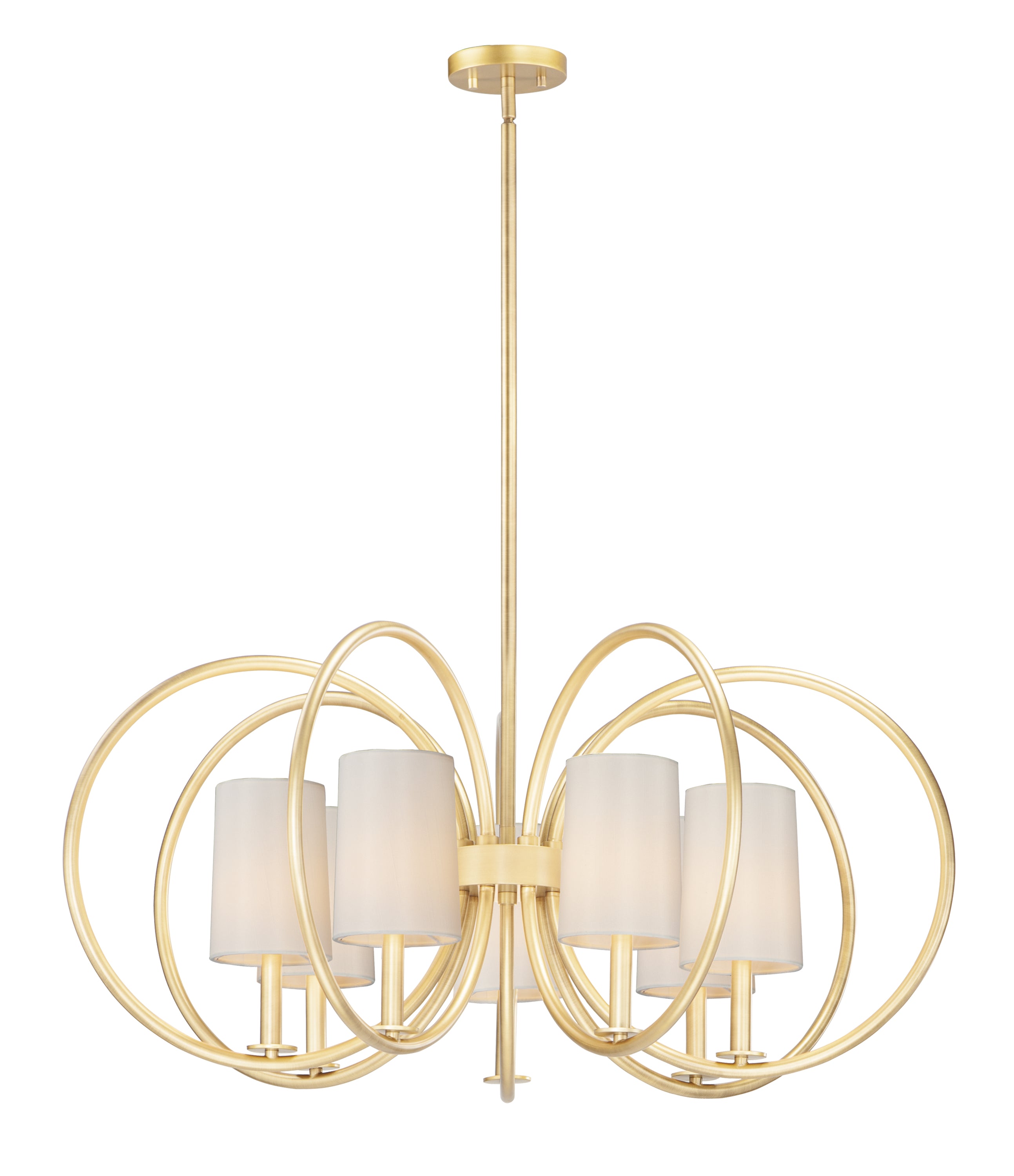 MERIDIAN Chandelier Or - 25297OFNAB | MAXIM/ET2