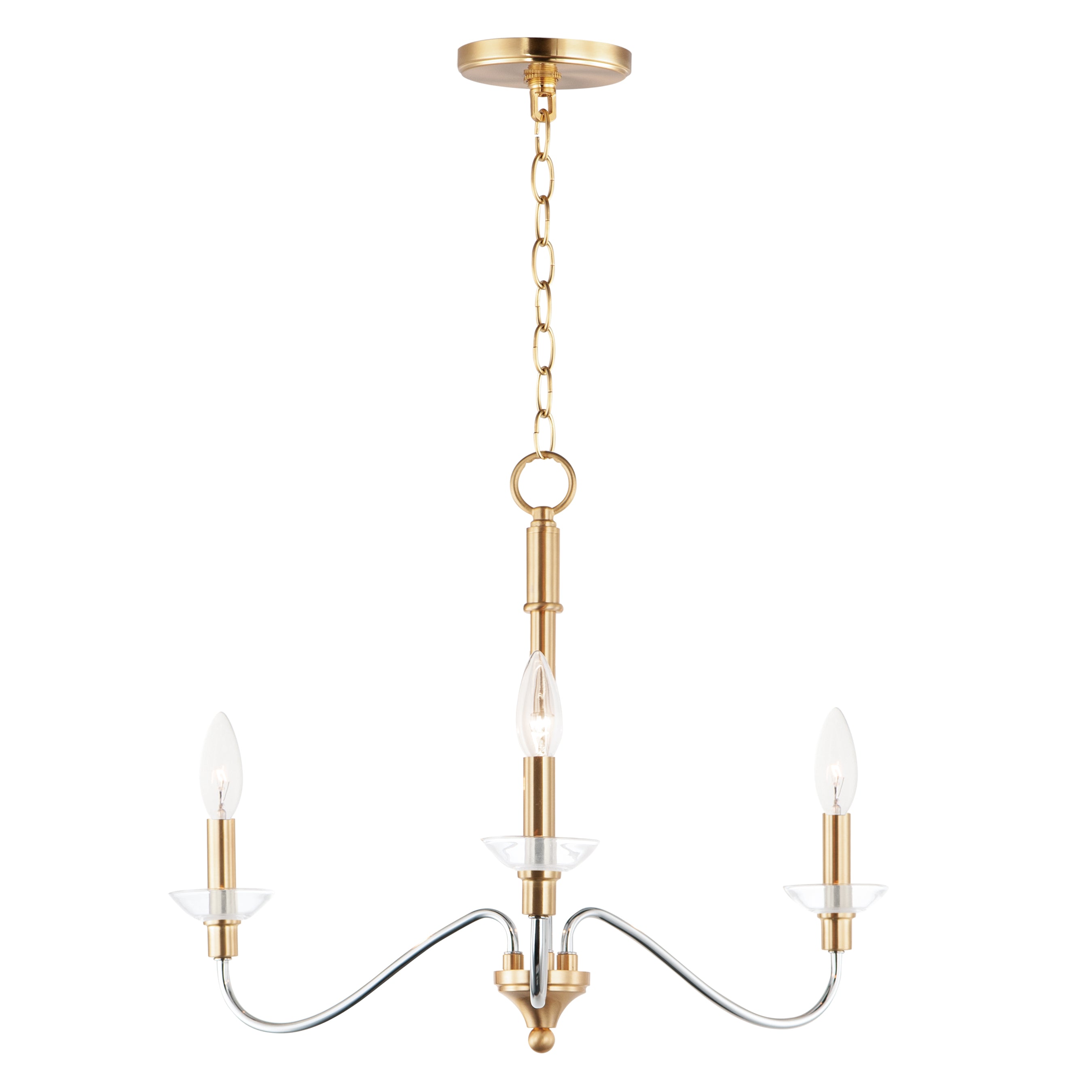 CLARION Chandelier Chrome, Or - 25373CLPCSBR | MAXIM/ET2