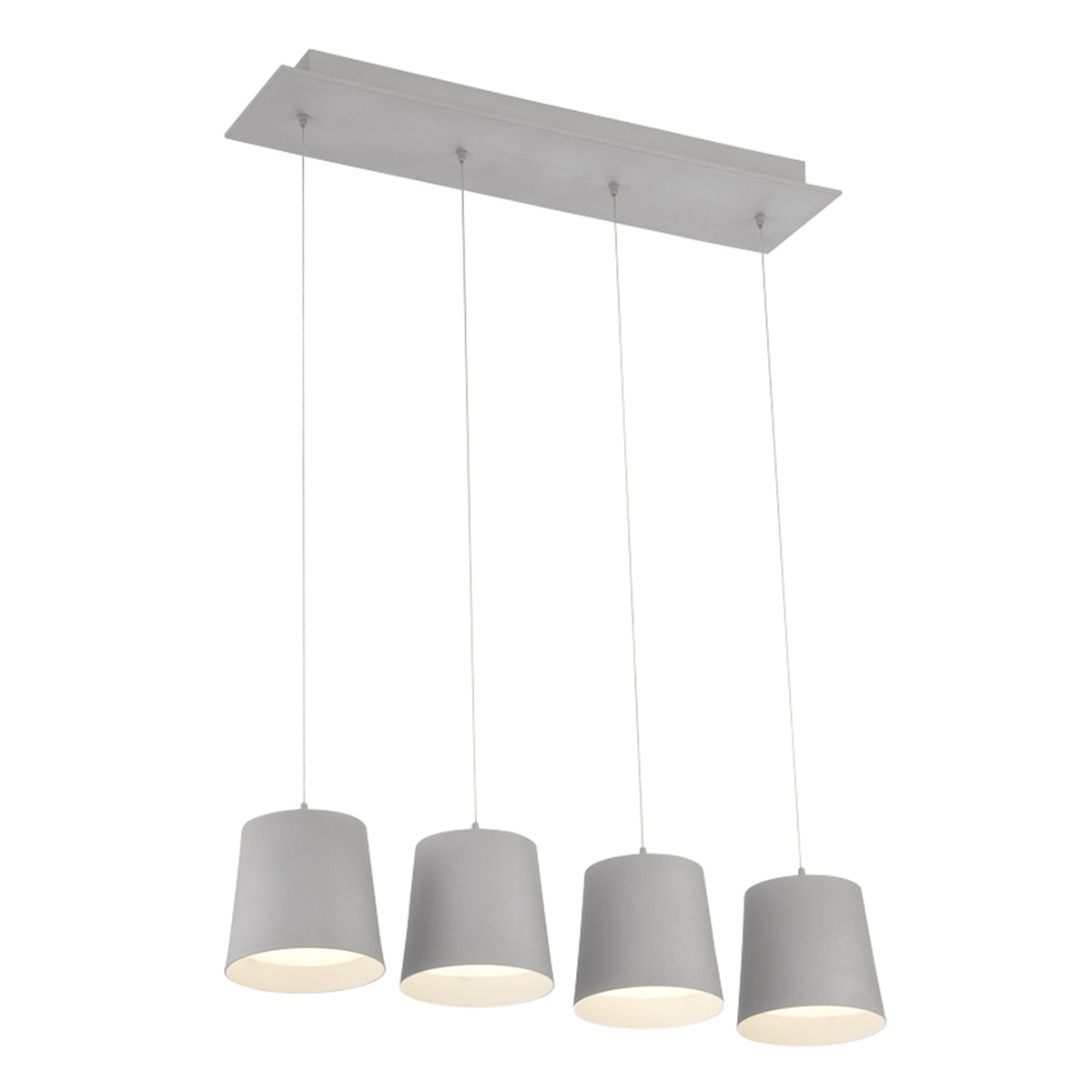 BORTO Chandelier Aluminium - 28162-032 | EUROFASE