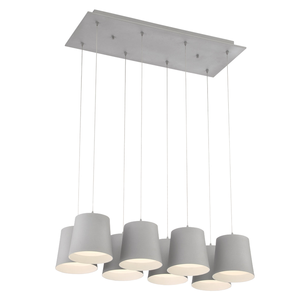 BORTO Chandelier Aluminium - 28163-039 | EUROFASE