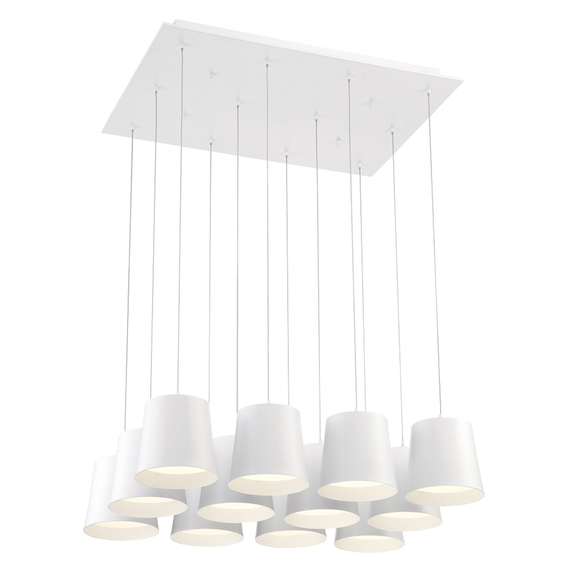 BORTO Chandelier Aluminium - 28164-012 | EUROFASE