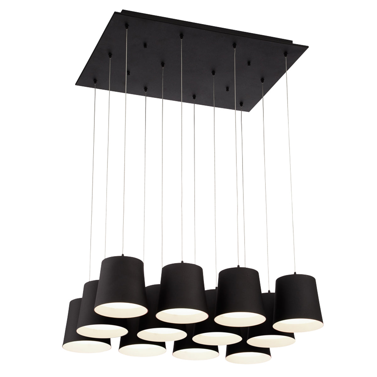 BORTO Chandelier Aluminium - 28164-029 | EUROFASE