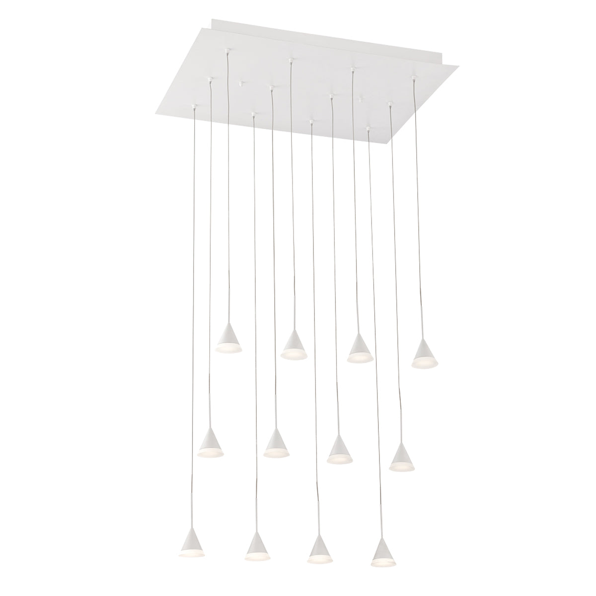 ALBION Chandelier Aluminum - 28176-015 | EUROFASE