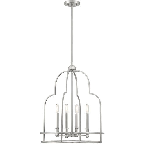 DIPLOMAT Chandelier Nickel - 3-6612-4-SN | SAVOYS