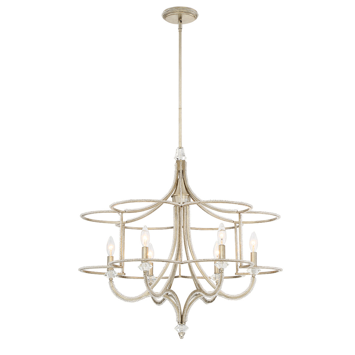 PALMISANO Chandelier Silver - 30074-019 | EUROFASE