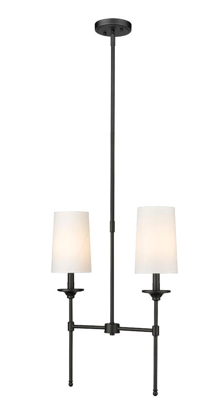 EMILY Chandelier Noir - 3033-2L-MB | Z-LITE