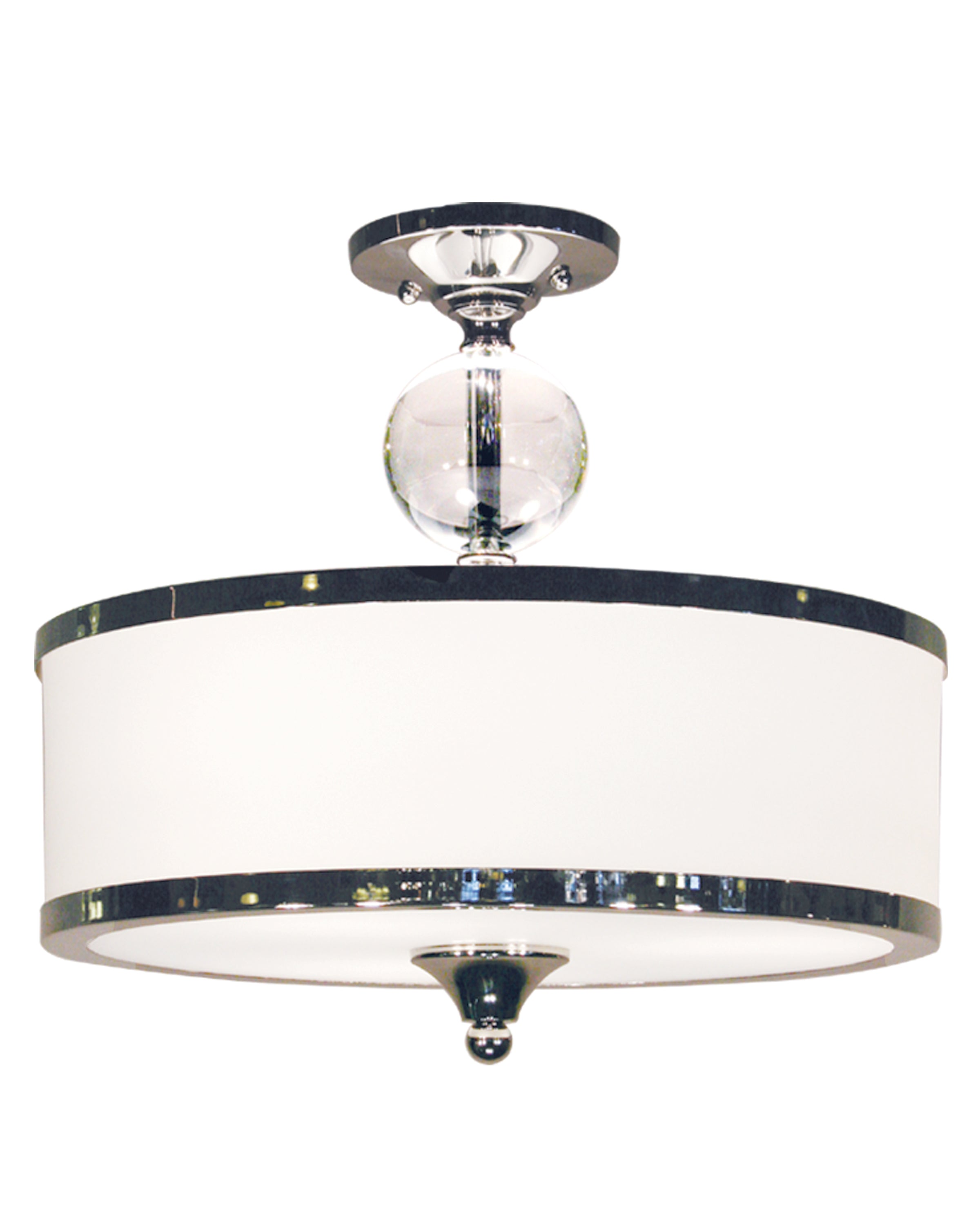 COSMOPOLITAN Semi plafonnier Chrome - 307SF-CH | Z-LITE