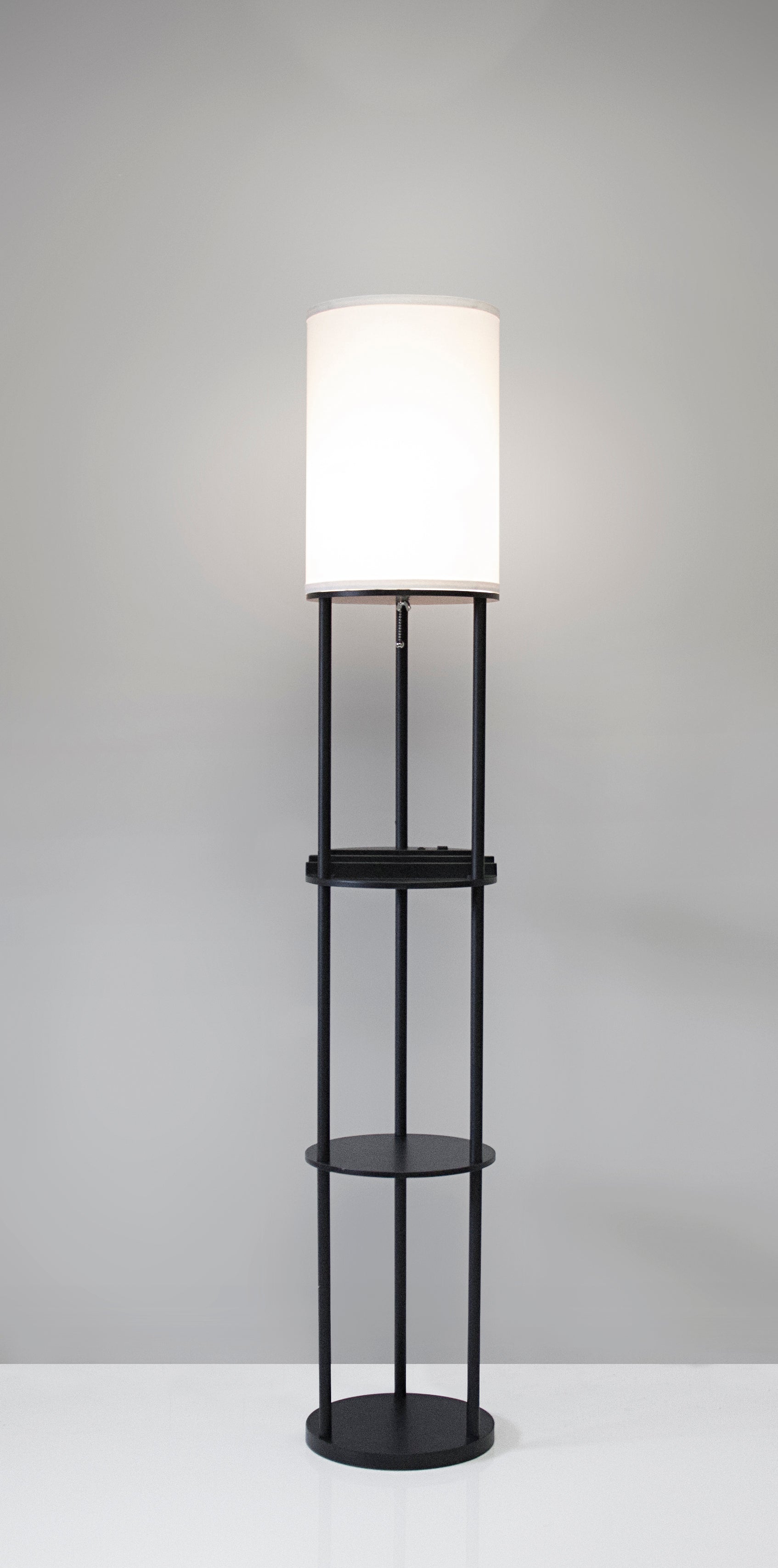 CHARGING STATION Floor lamp Black - 3116-01 | ADESSO