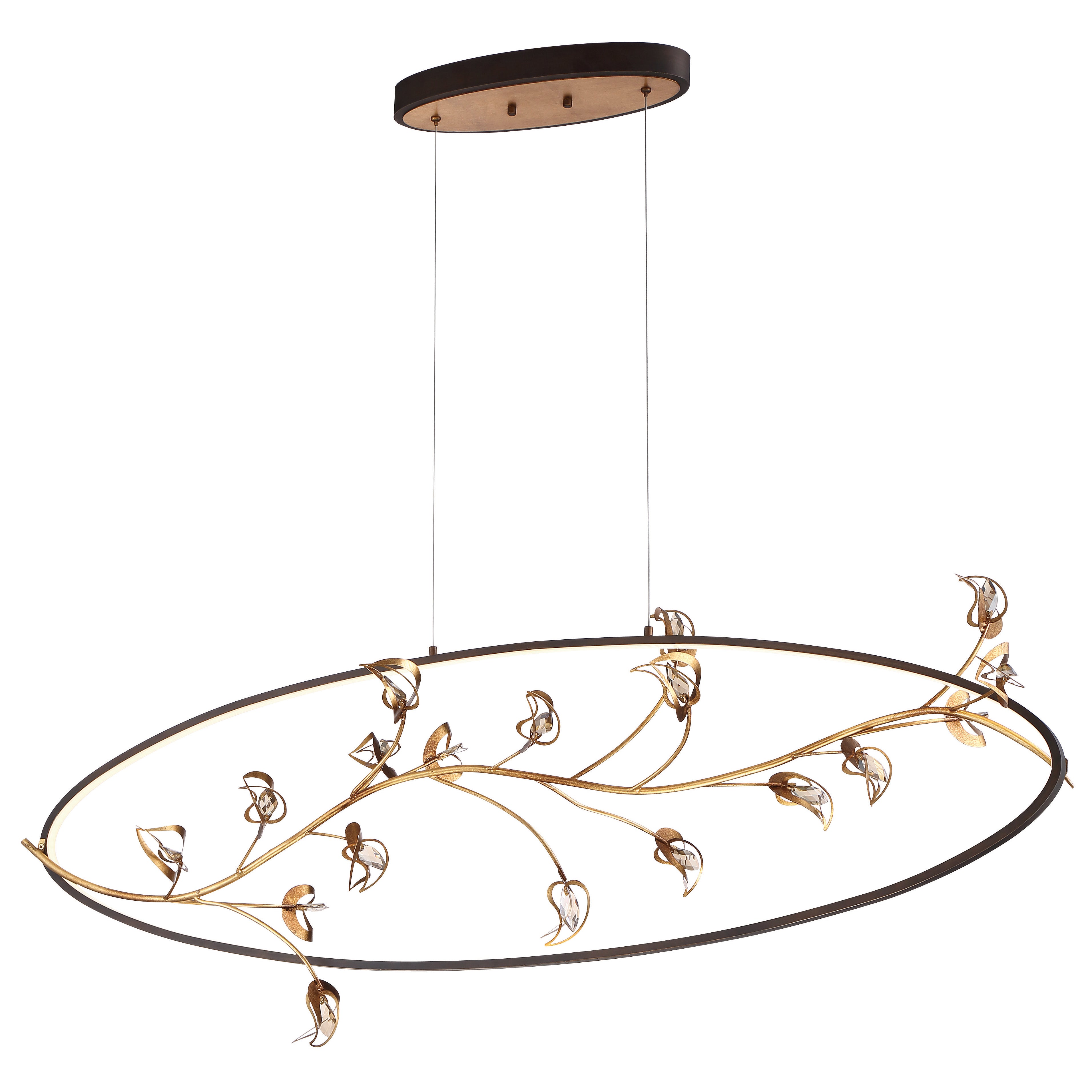 PERALTA Chandelier Bronze - 31393-010 | EUROFASE