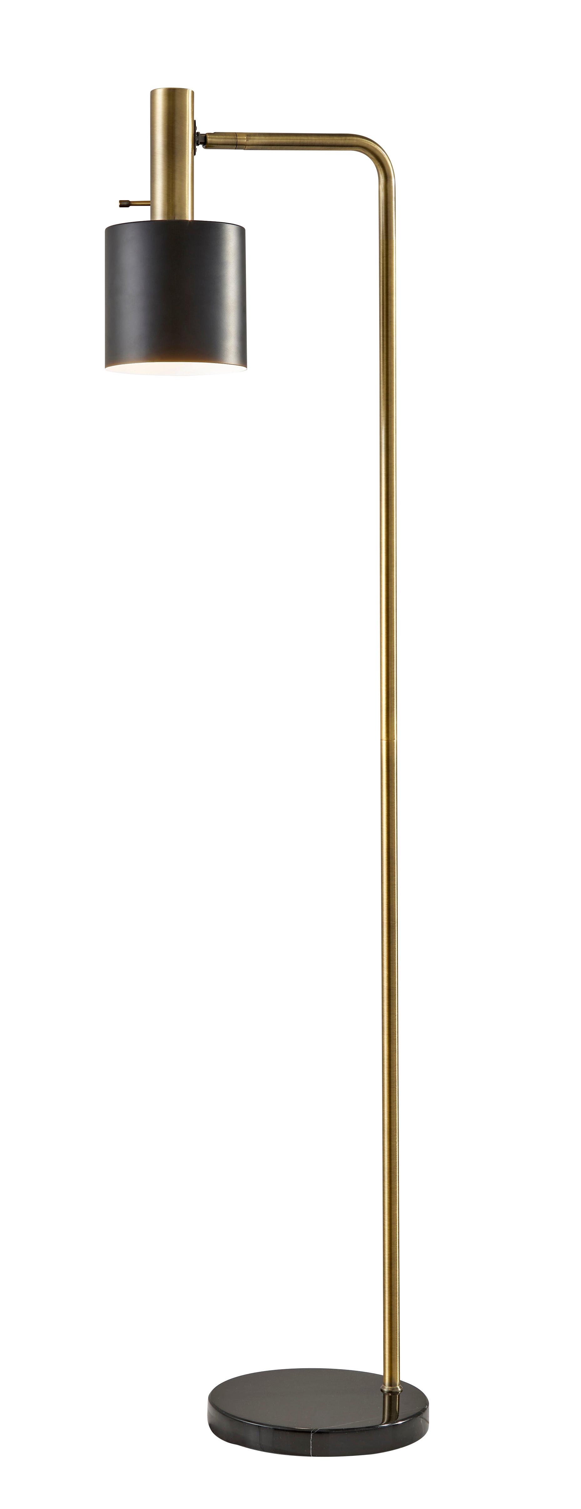 EMMETT Floor lamp Gold, Black - 3159-01 | ADESSO