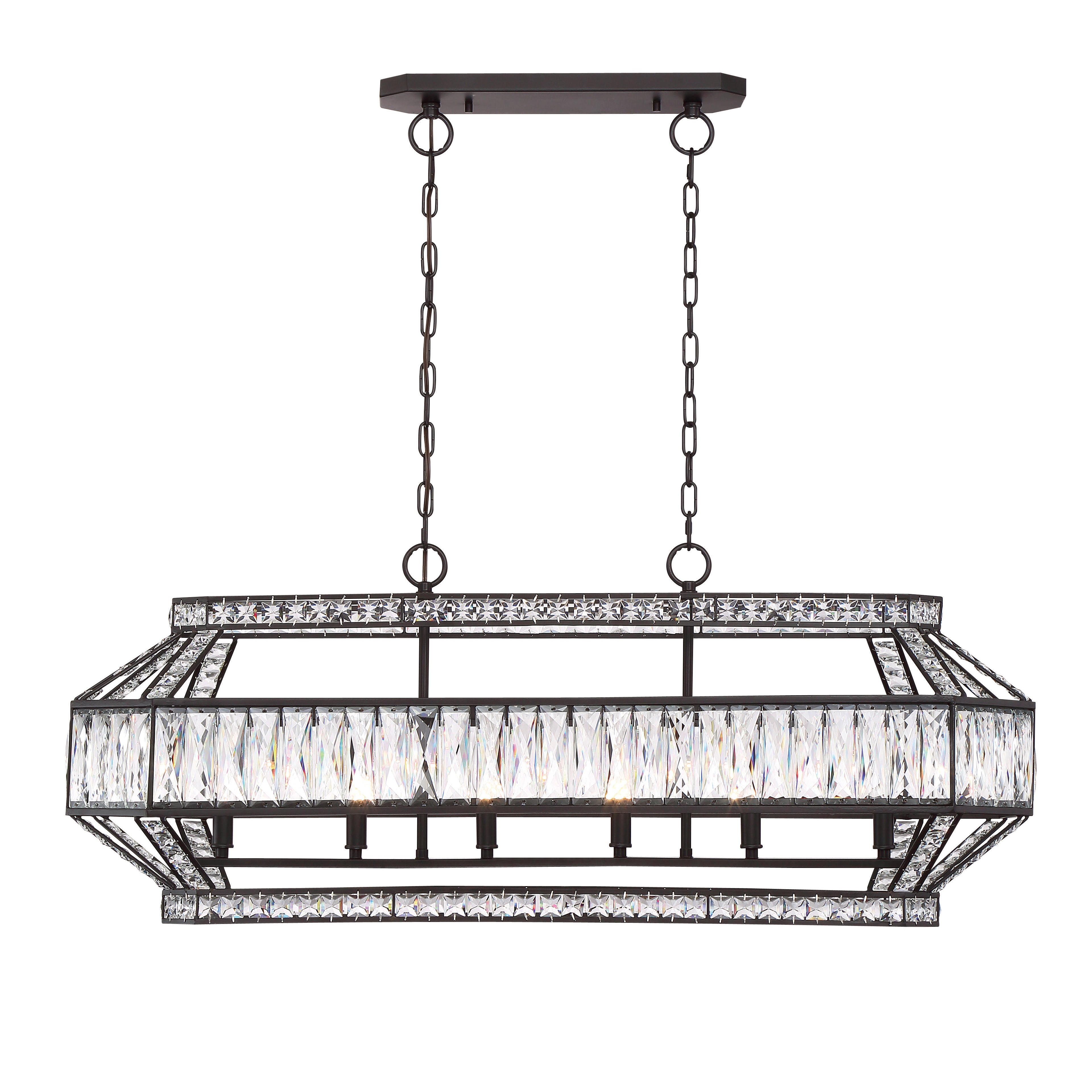 BELLEZZA Chandelier Bronze - 31885-010 | EUROFASE