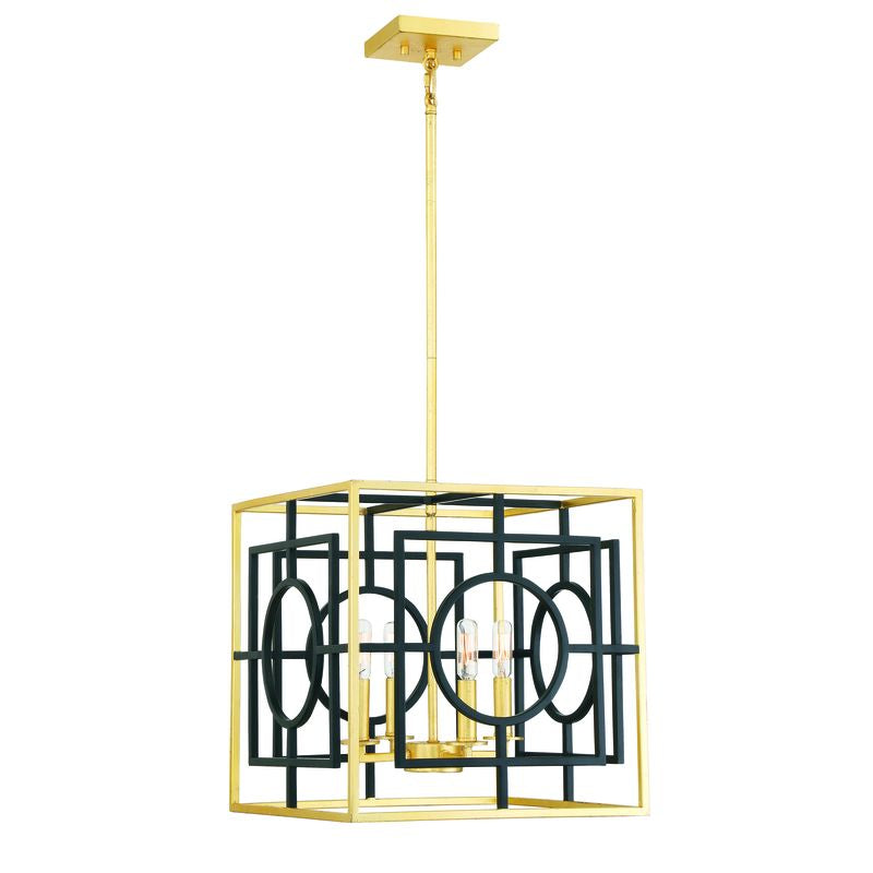 KIRSCH Chandelier Noir, Or - 3-1923-4-261 | SAVOYS