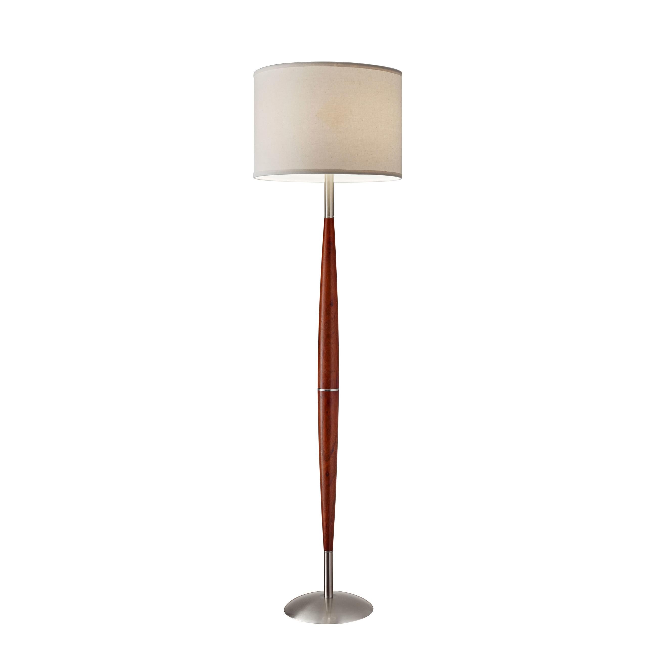 LUNA Lampe sur pied Bois - 3341-13 | ADESSO